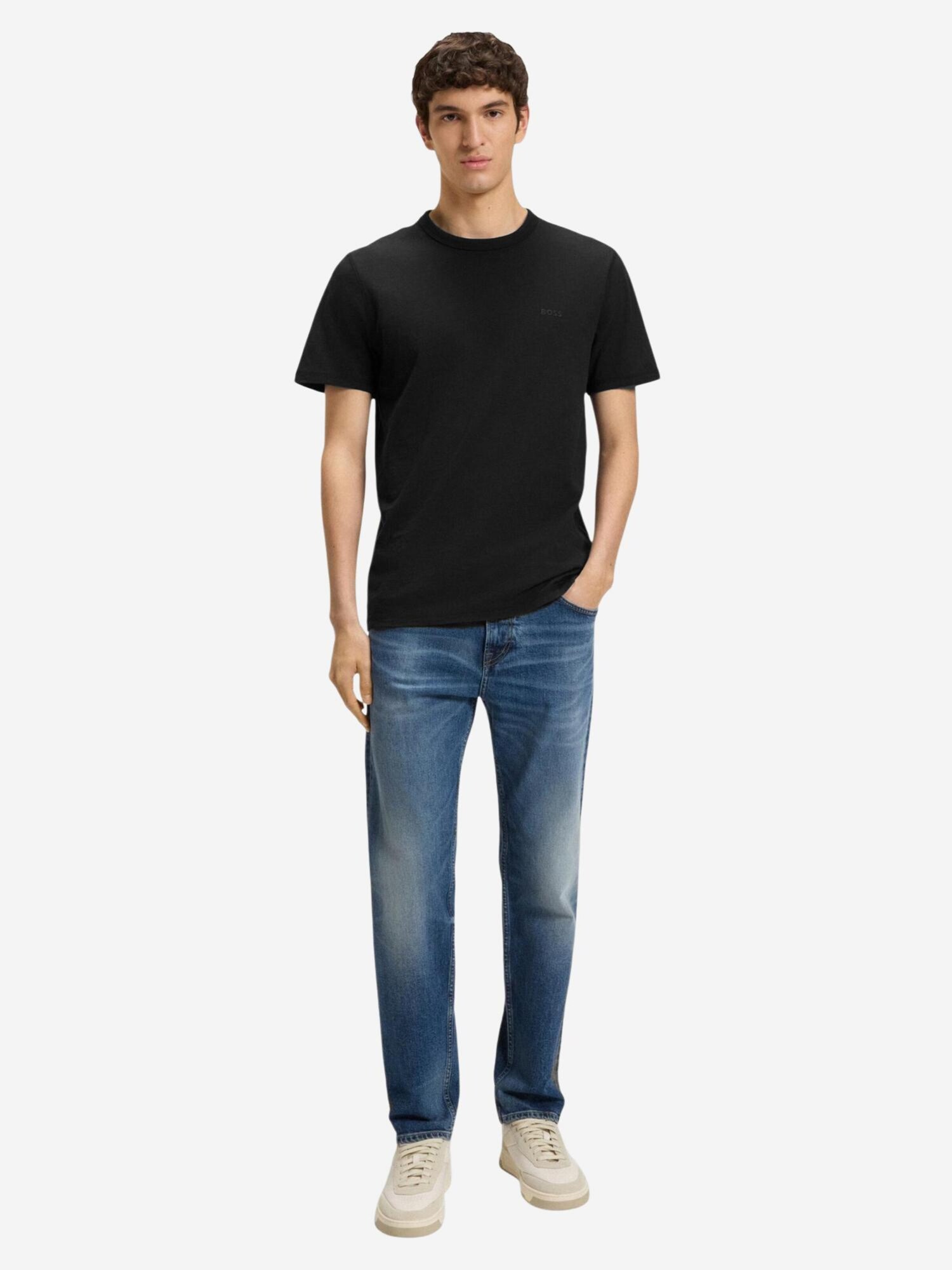 Boss Camiseta De Manga Corta Tegood 10240843 Orange – imagen 3