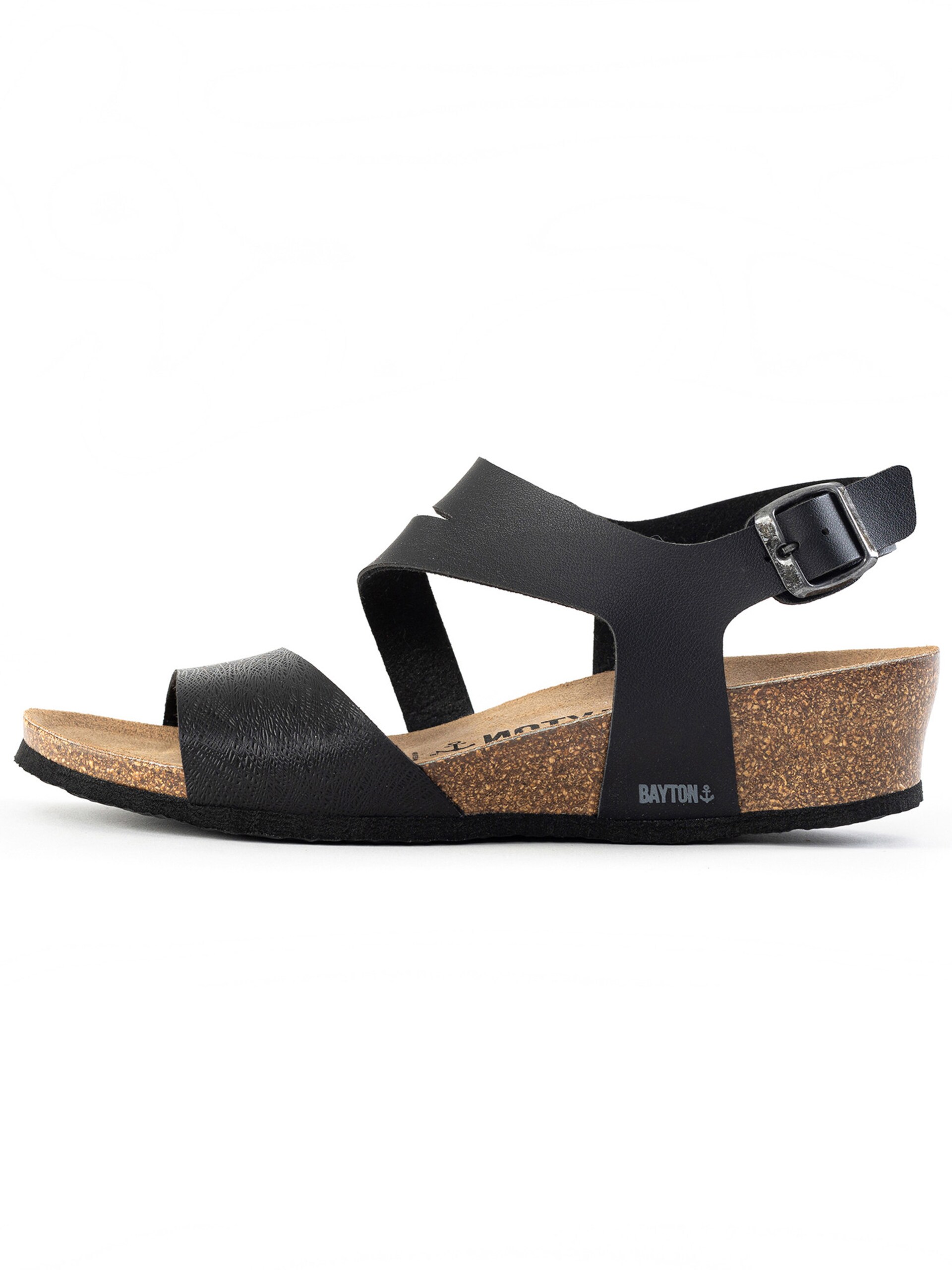 Bayton Sandal 'Reus' brun / mörkgrå sandaler dam