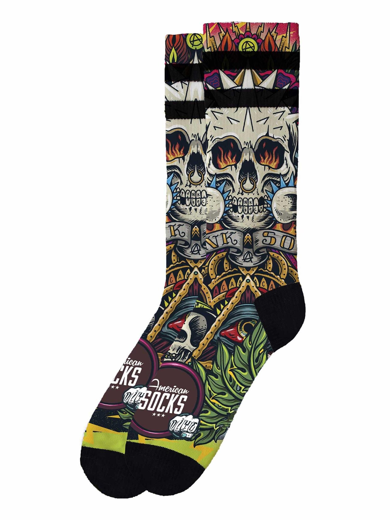 American Socks Calcetines 'Moshpit' lila
