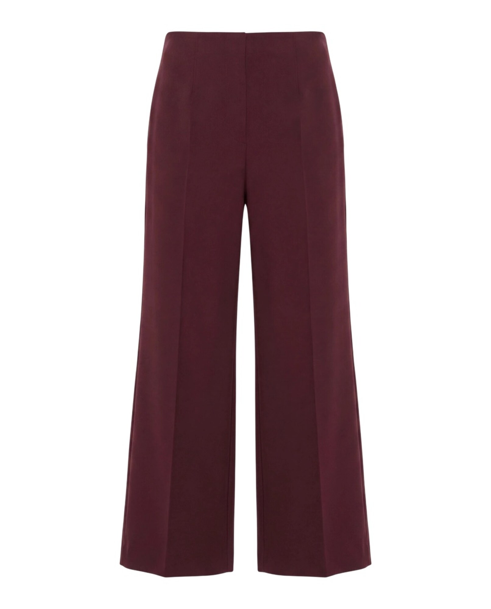 MORE & MORE Pantaloni cu dungă magenta