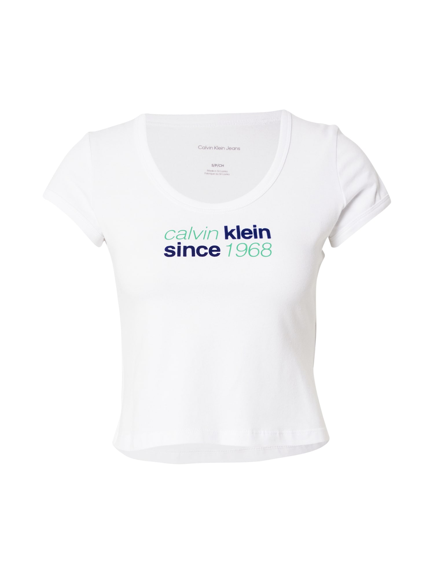 Calvin Klein Jeans Póló  tengerészkék / zöld / fehér akciós termékkép 1