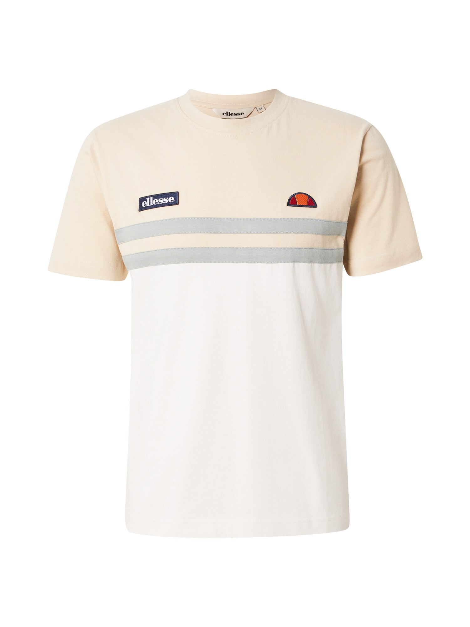ELLESSE Majica 'Venire'  boja slonovače / kameno siva / crna / bijela