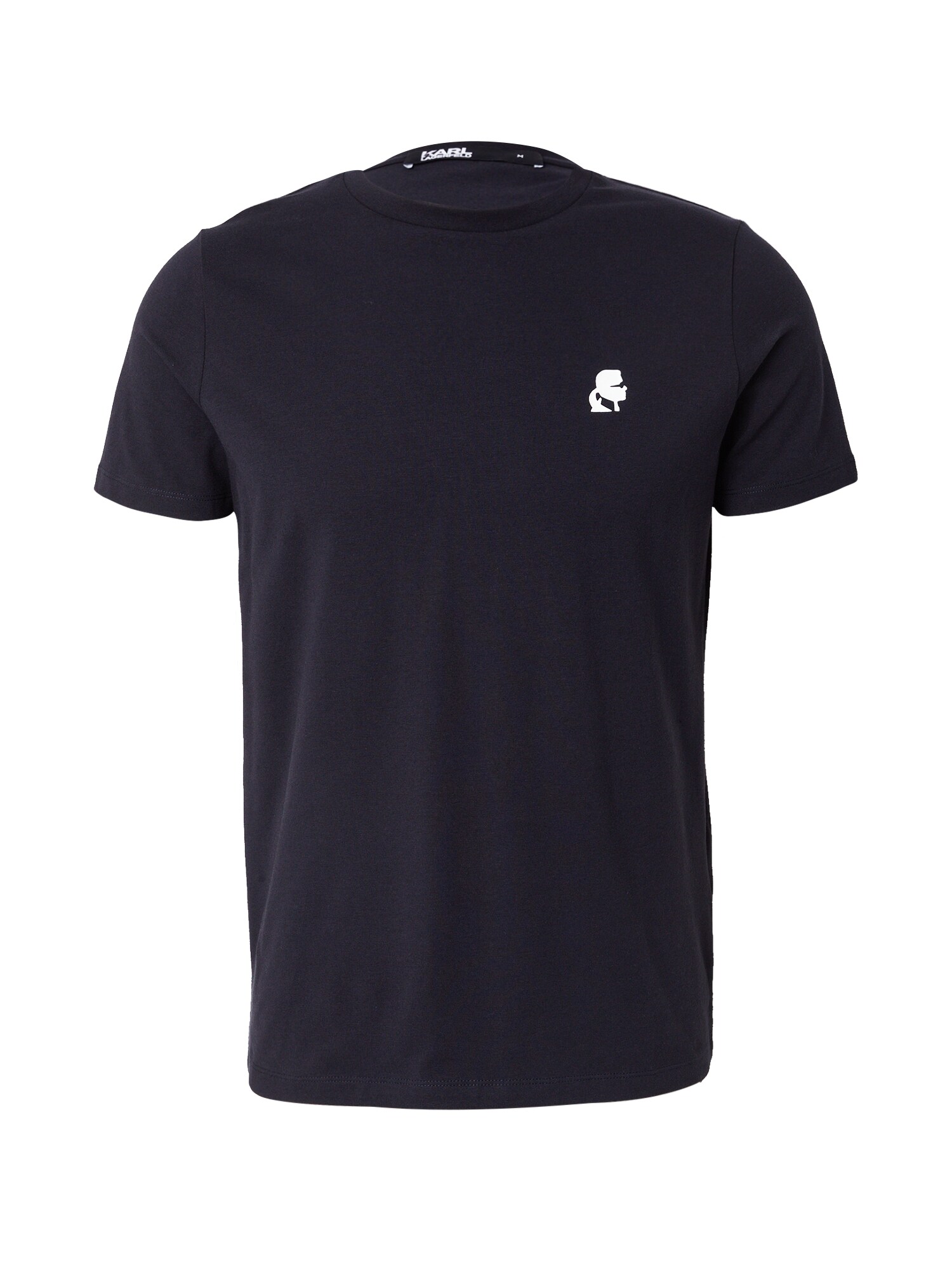 Karl Lagerfeld Tricou  albastru închis / alb