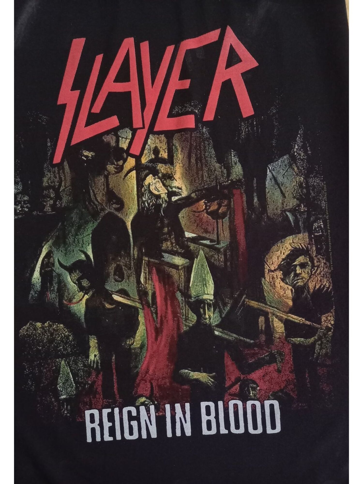 Slayer Camiseta 'Slayer Reign in Blood  T-Shirt'  negro – imagen 3