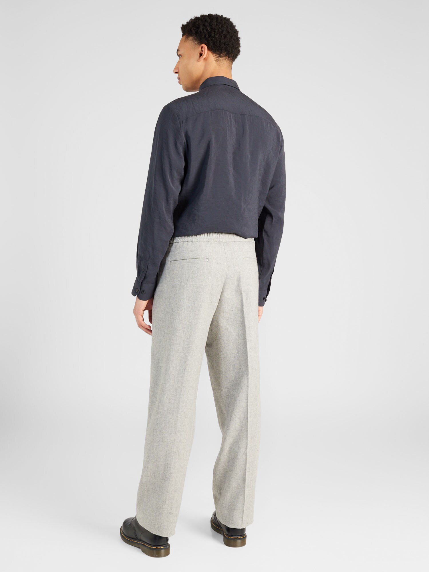 TOPMAN Nohavice sivá melírovaná (obrázok 3)