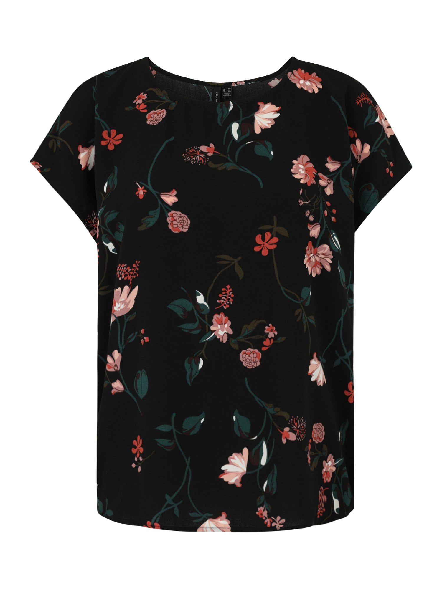 Vero Moda Tall Blúz 'VMNEWHALLIE'  olíva / jáde / fáradt rózsaszín / fekete akciós termékkép 1