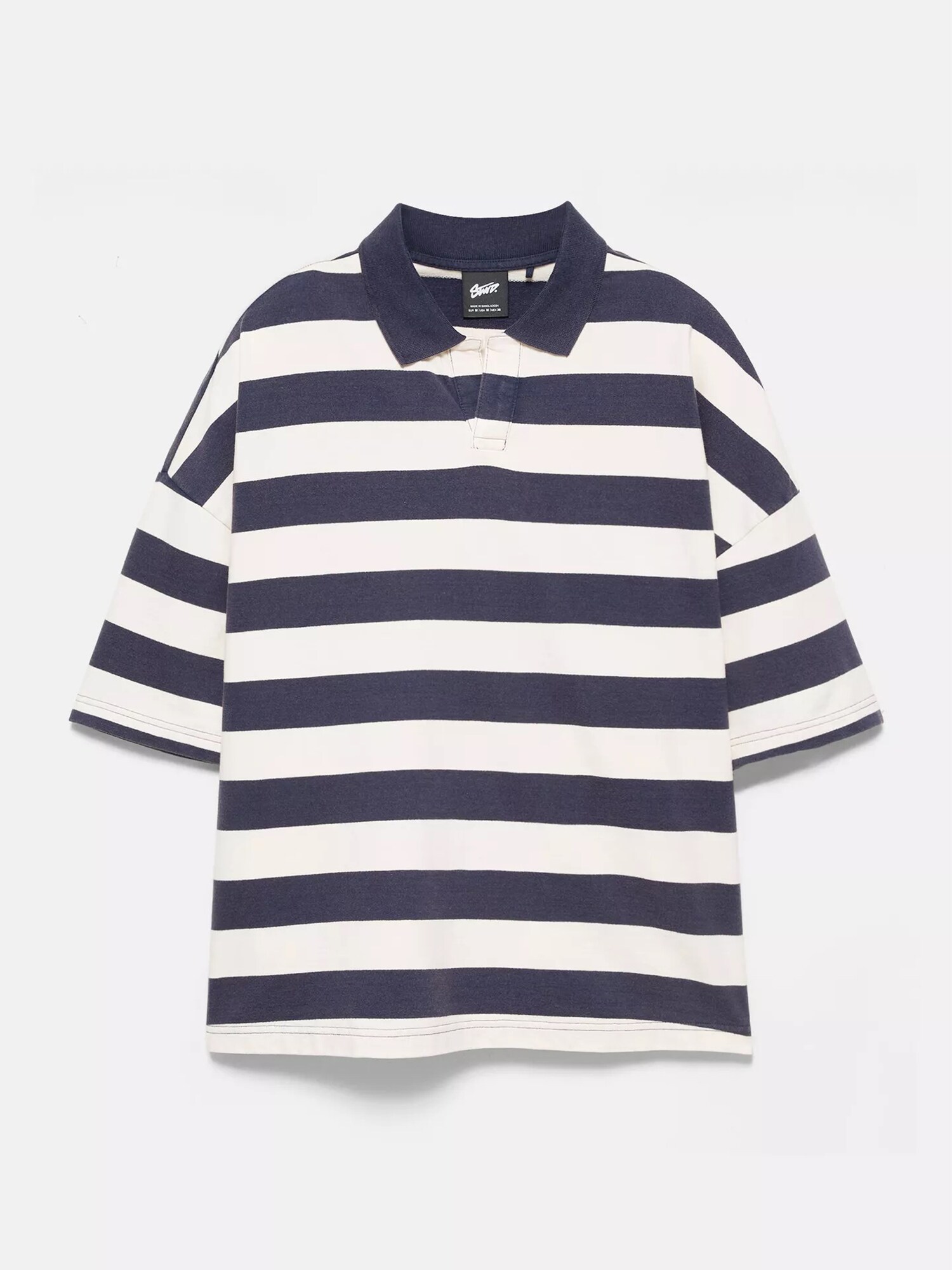 Pull&Bear Tričko 'STWD'  modrá (obrázok 4)