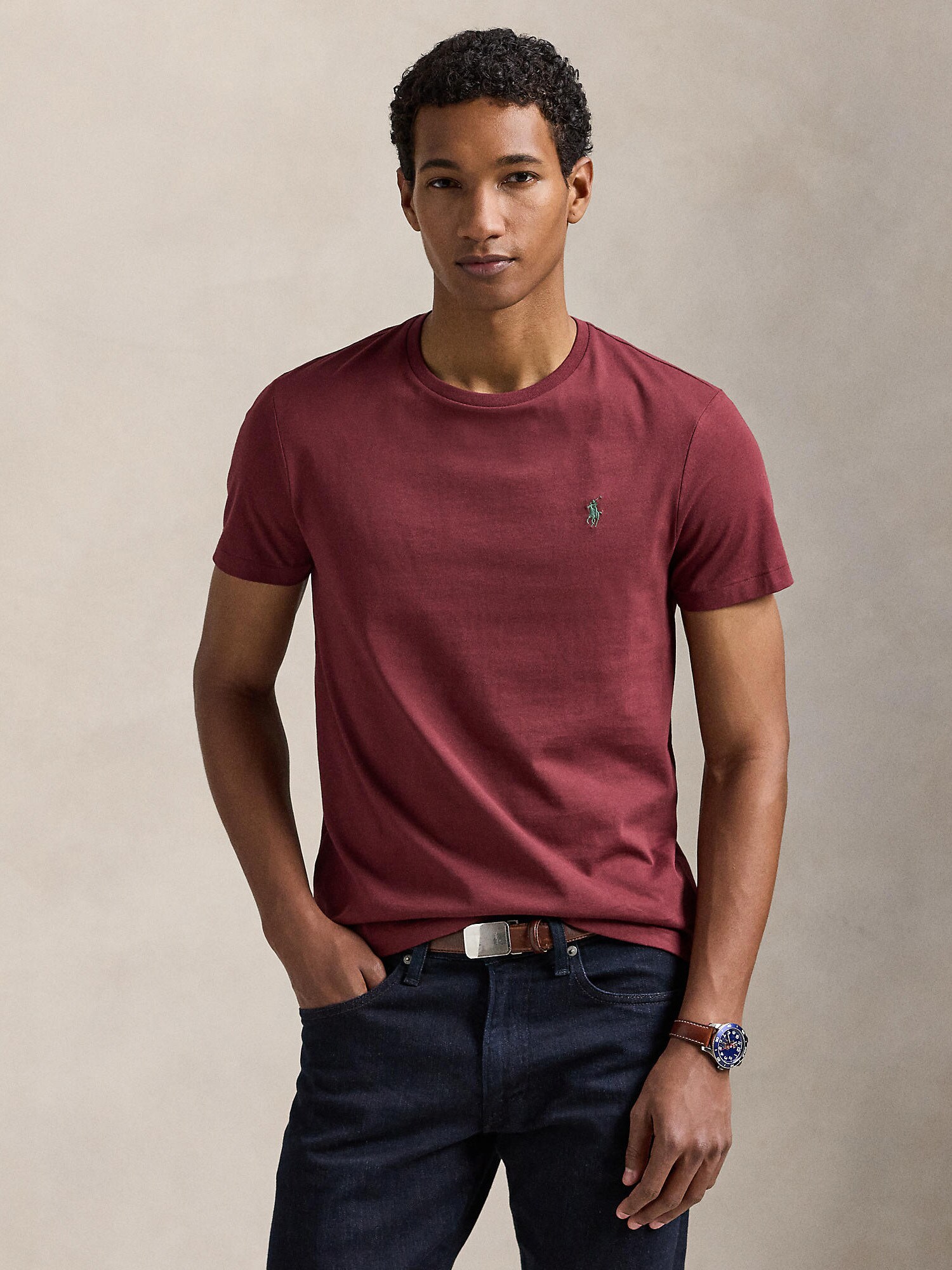 Polo Ralph Lauren Póló  smaragd / borvörös termék 2. képe