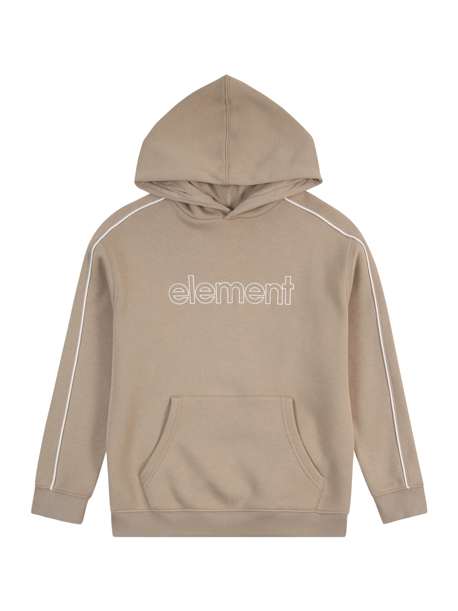 ELEMENT Tréning póló 'CORNELL'  taupe / fehér akciós termékkép 1