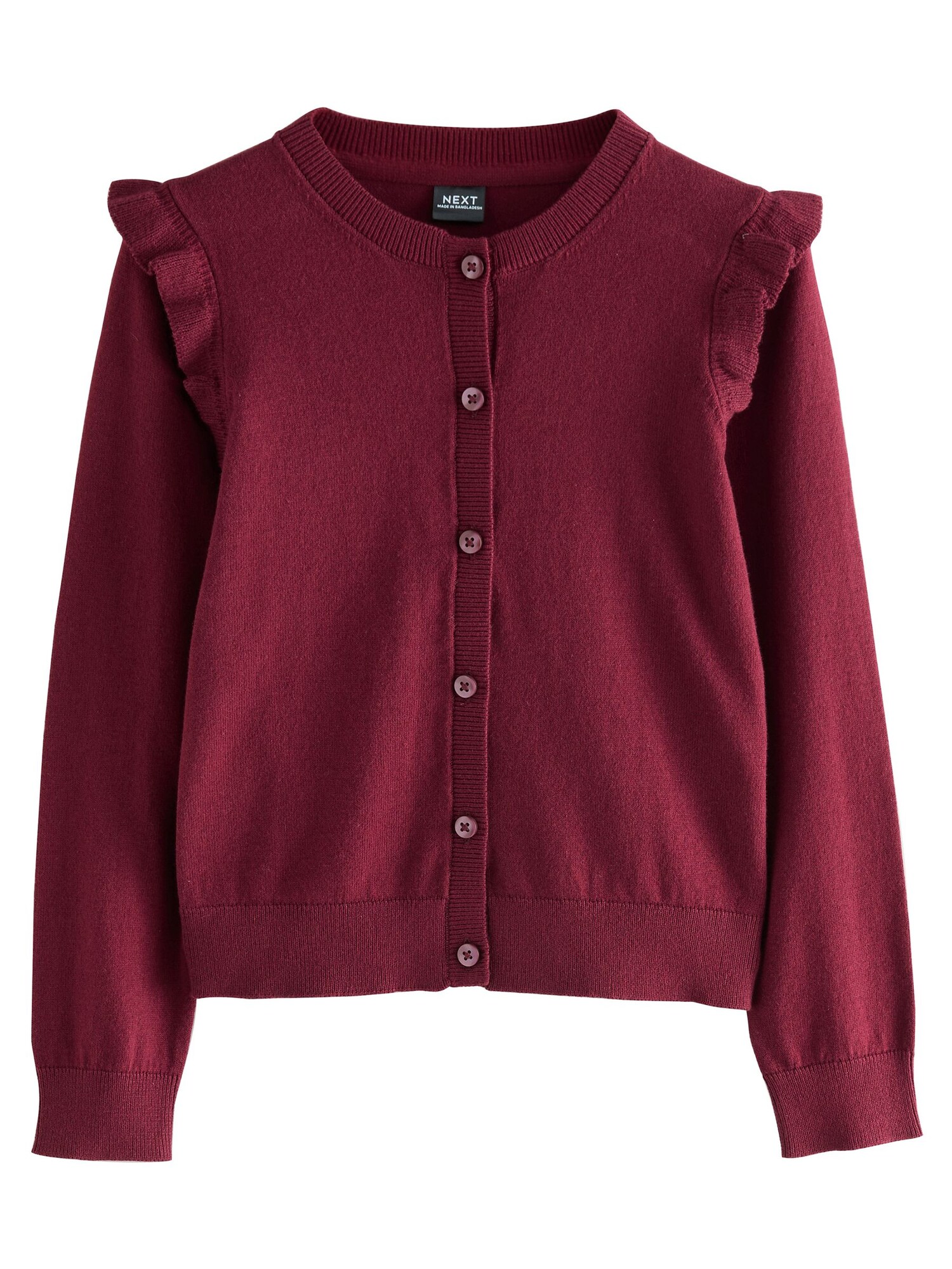 Next Geacă tricotată  roșu burgundy