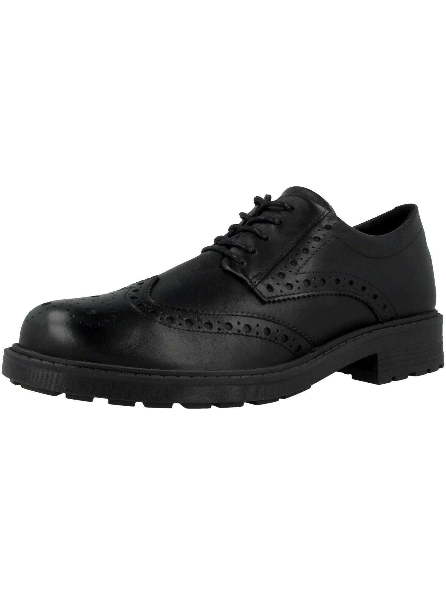 CLARKS Šnurovacie topánky  čierna