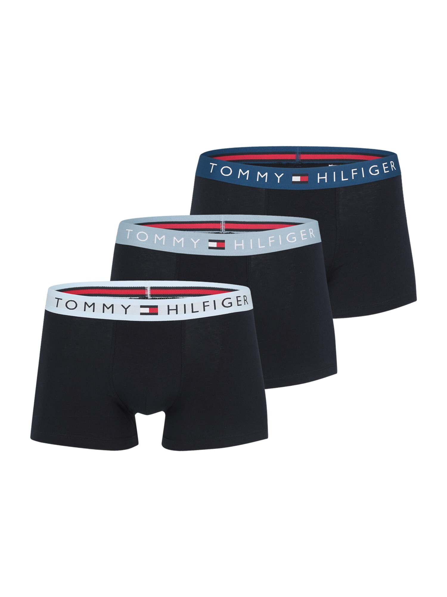 Tommy Hilfiger Underwear Boxeralsók  kék / tengerészkék / világoskék / fehér akciós termékkép 1