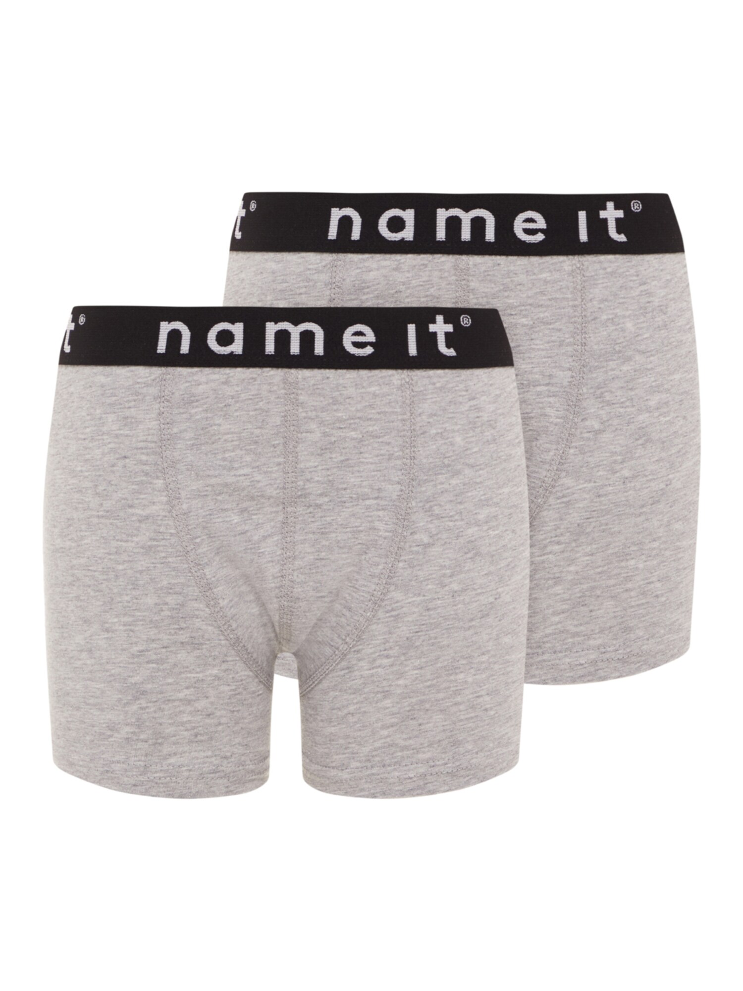 NAME IT Apatinės kelnaitės 'NKMBOXER'  margai pilka