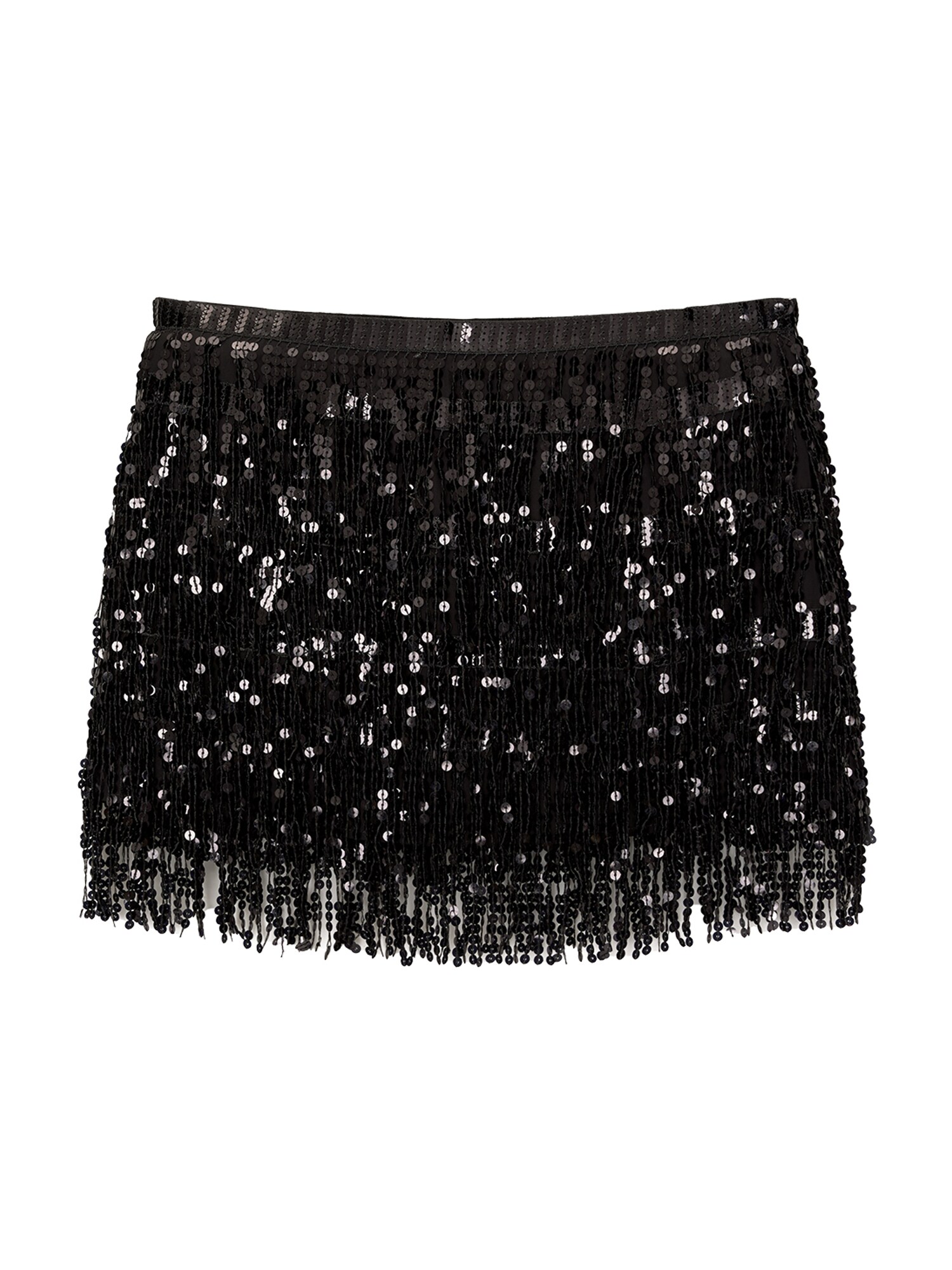 Pull&Bear Fustă  negru