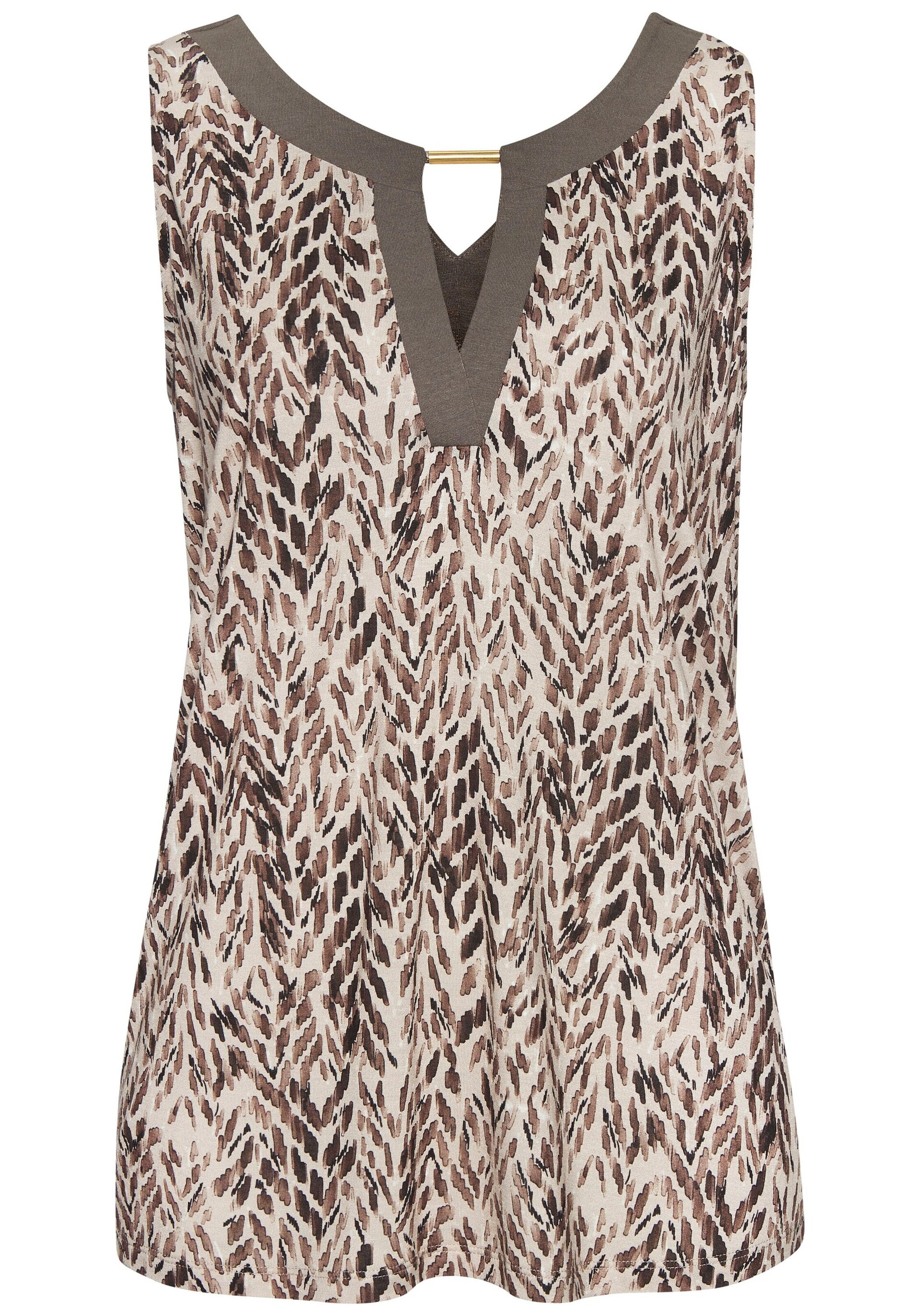 LASCANA Topp beige / brun dam