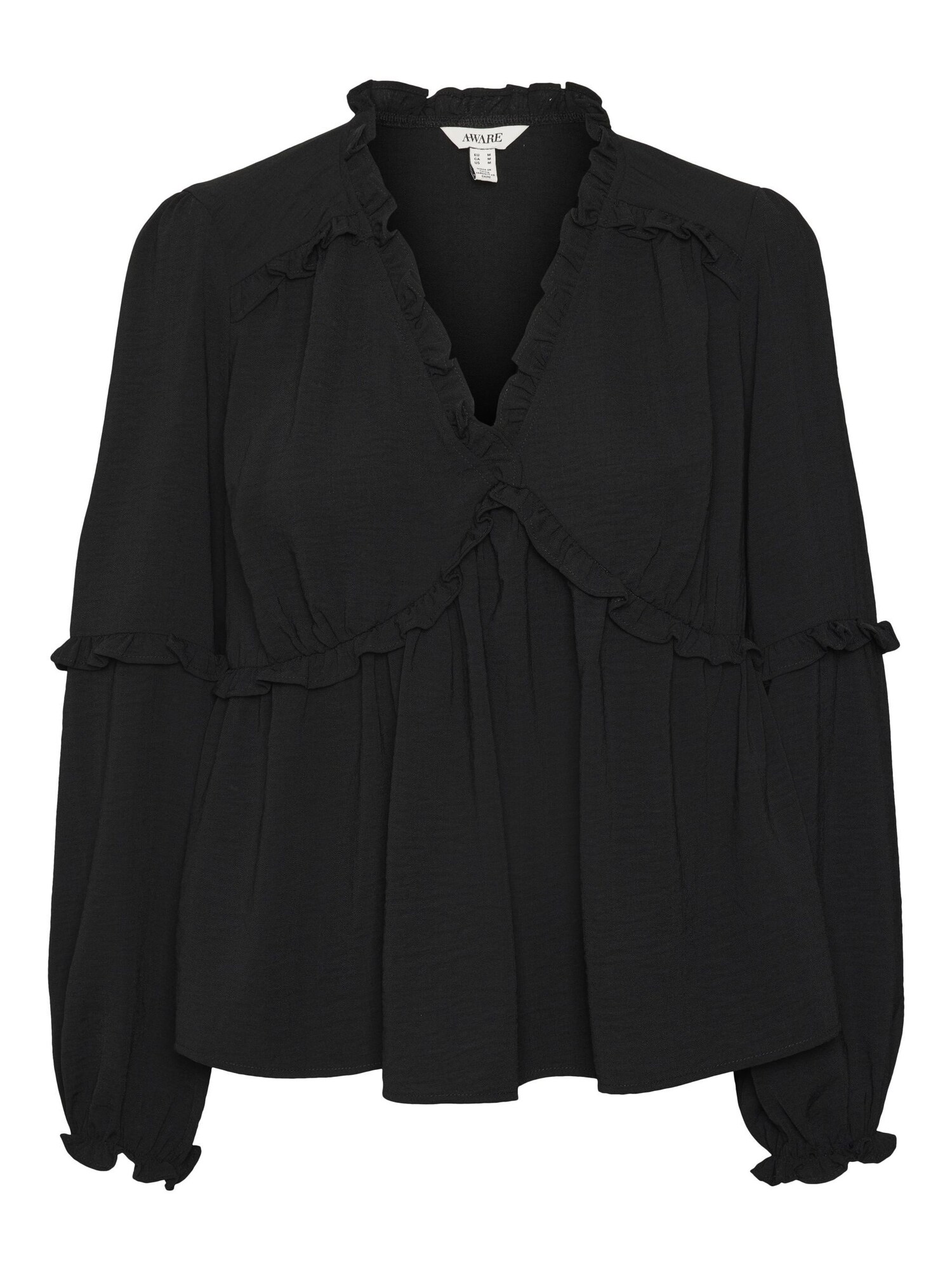 VERO MODA Blusa 'BIZZY' negro