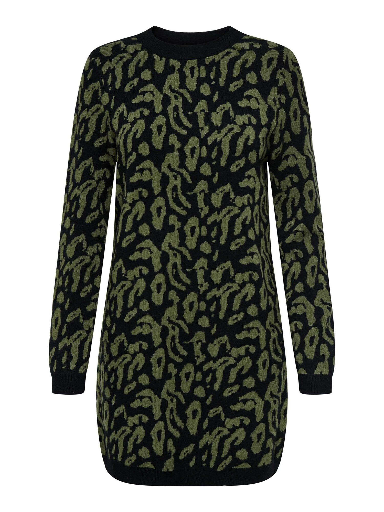 ONLY Rochie tricotat ONLJENNI  oliv / negru