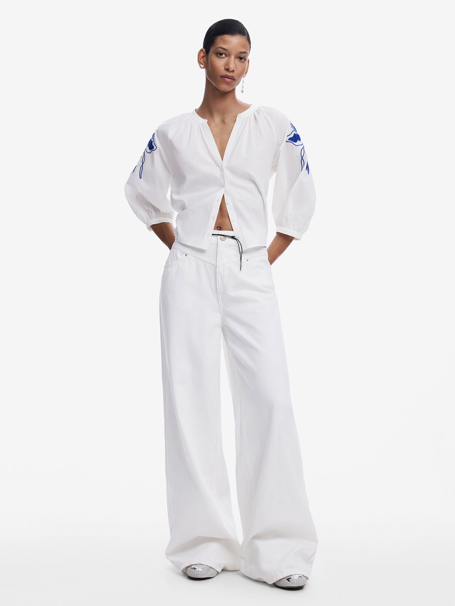 Desigual Farmer  fehér farmer termék 2. képe