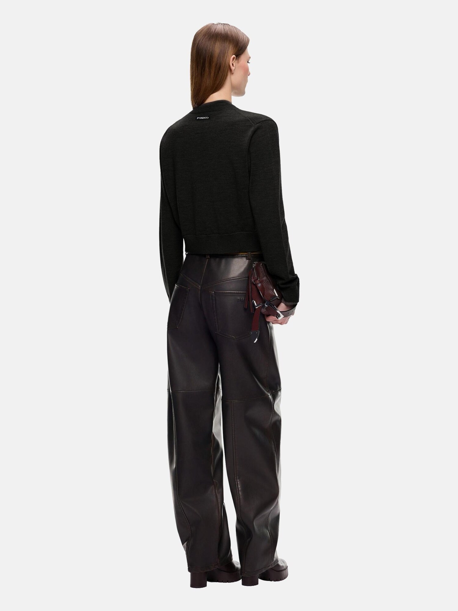 PINKO Jersey  negro – imagen 4