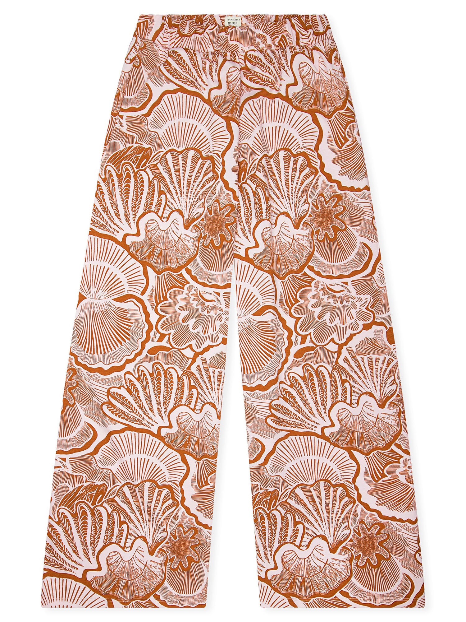 Schiesser Pyjamabroek ' Mix Relax ' Oranje / Wit