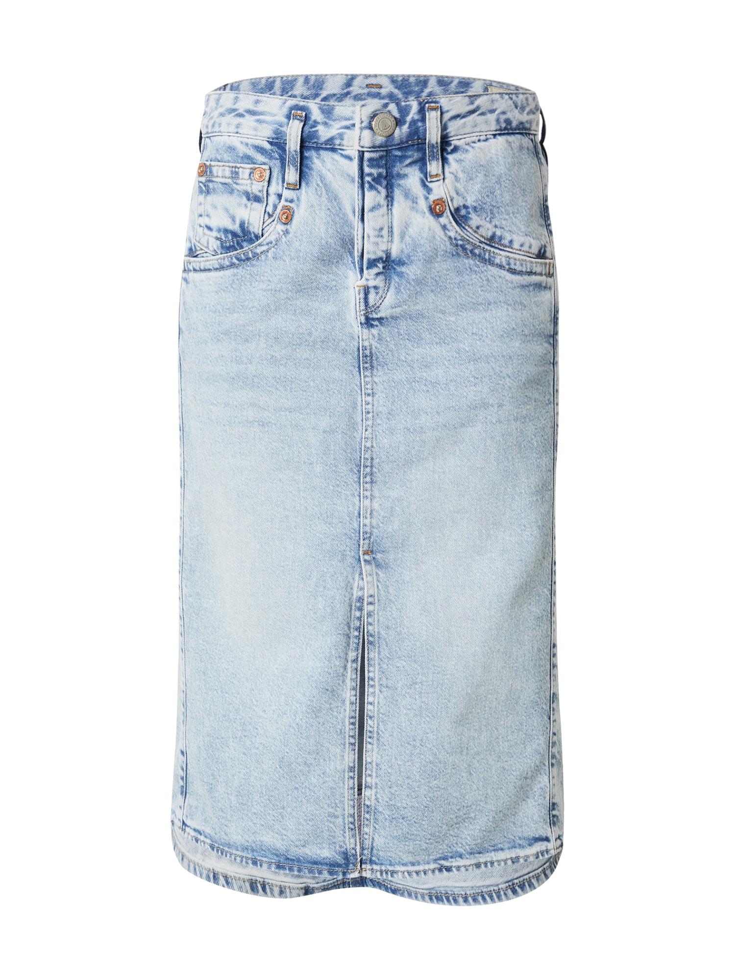 Herrlicher Fustă Shyra  albastru denim
