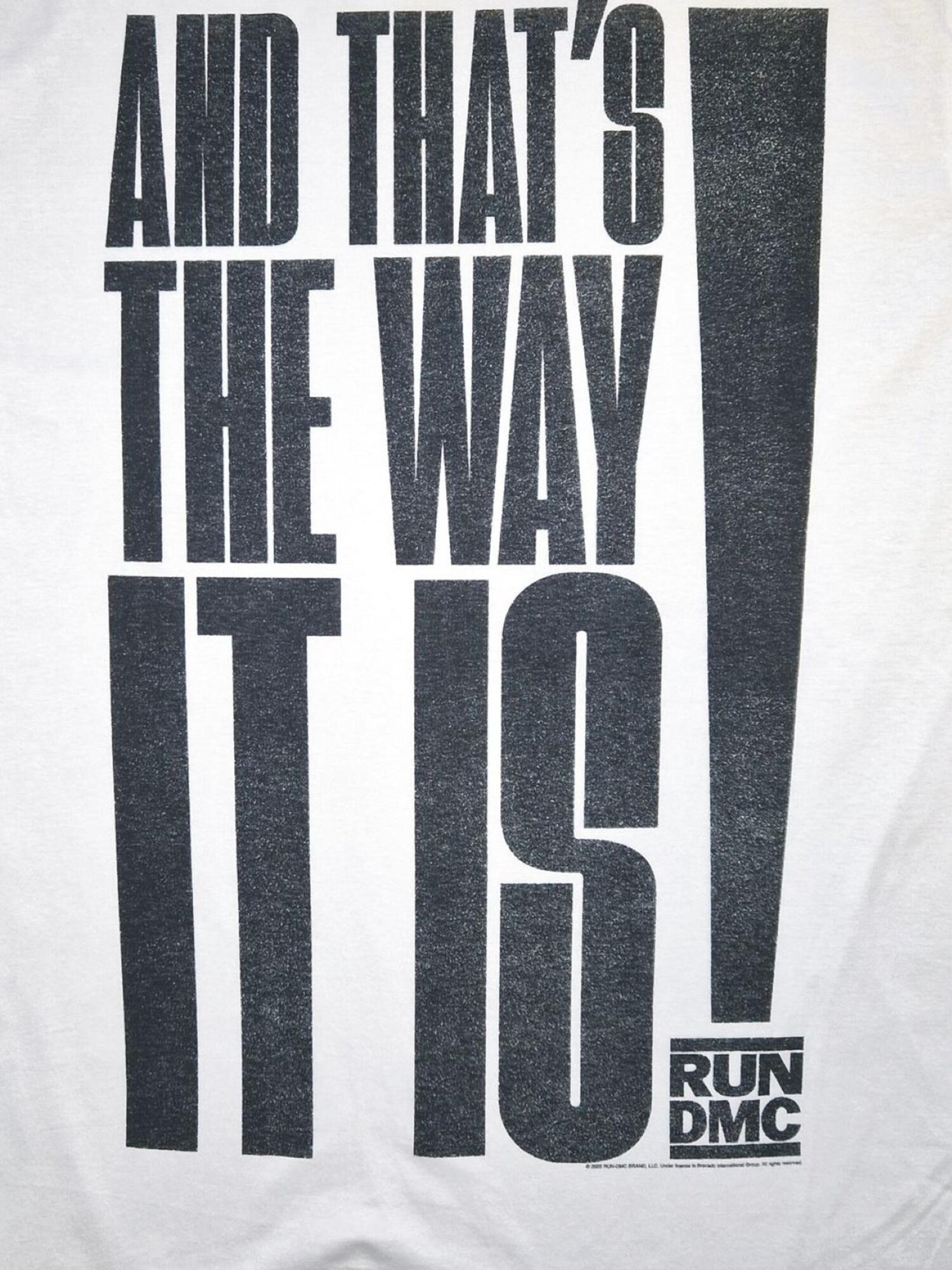 RUN DMC Camiseta 'RUN DMC Just a Way It Is T-Shirt'  blanco – imagen 4
