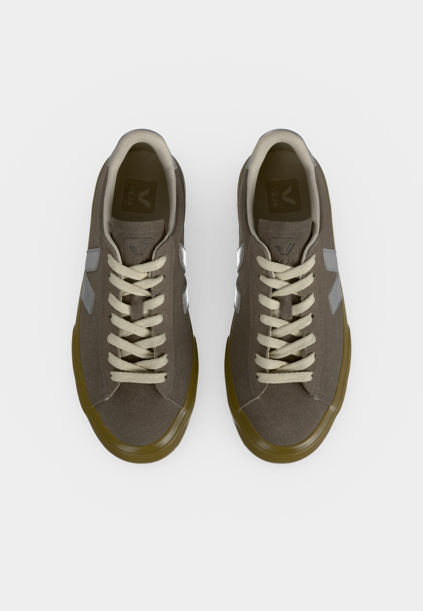 Veja Zapatillas deportivas bajas 'Campo'  beige oscuro / plata – imagen 4