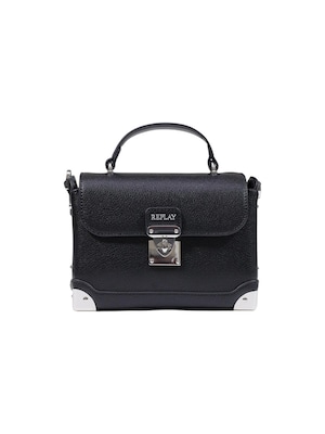 REPLAY Bolso de hombro 'TEXTURIZED SYNTHETIC FW01A2.000.A7243S'  negro