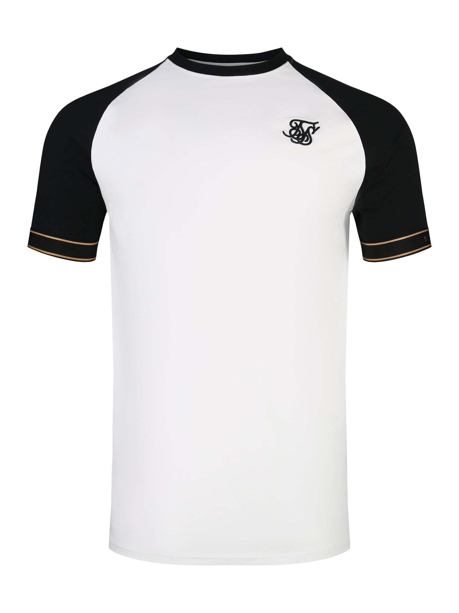SikSilk Tricou Tech portocaliu / negru / alb