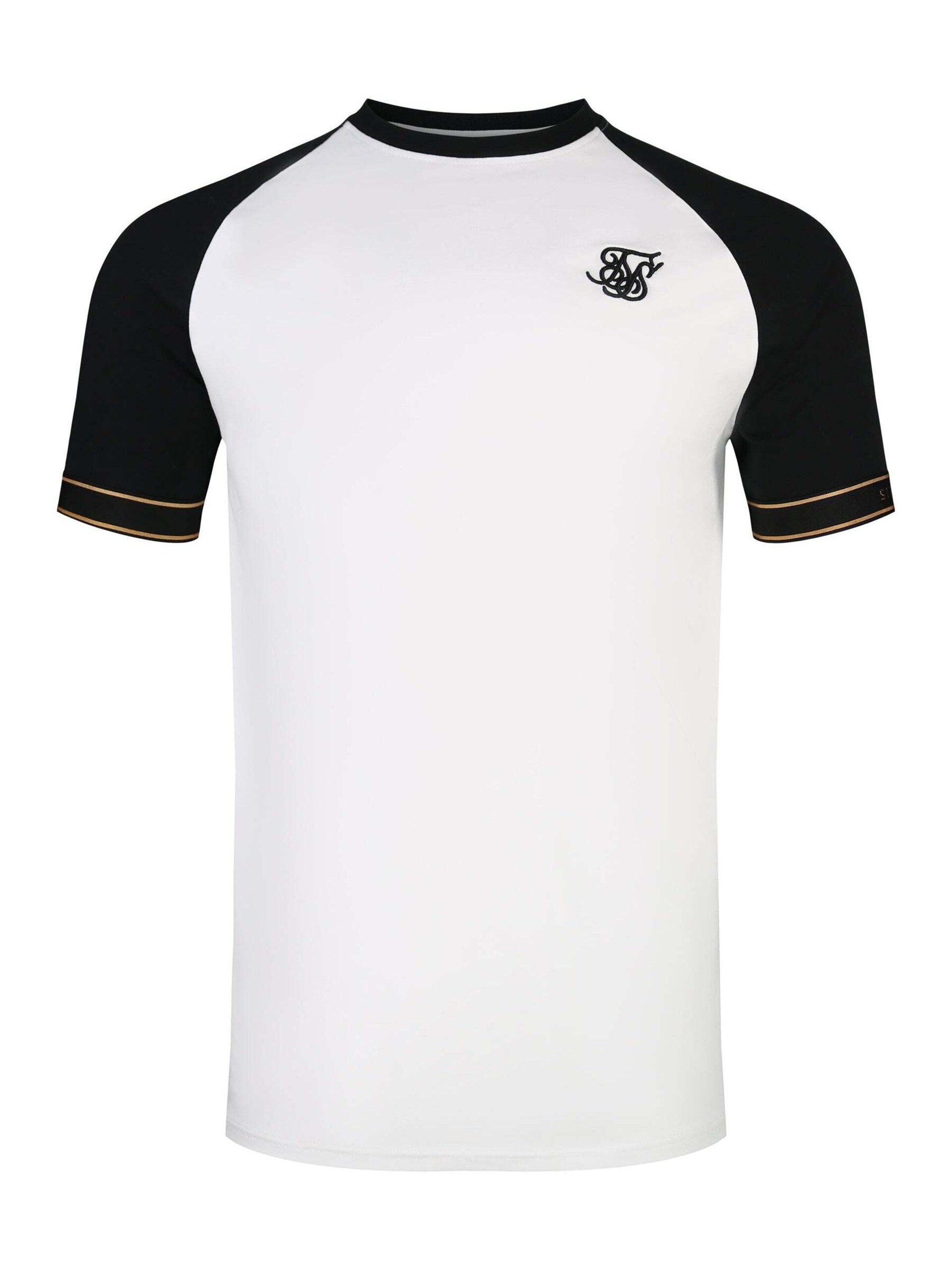 SikSilk T-shirt 'Tech' orange / svart herr