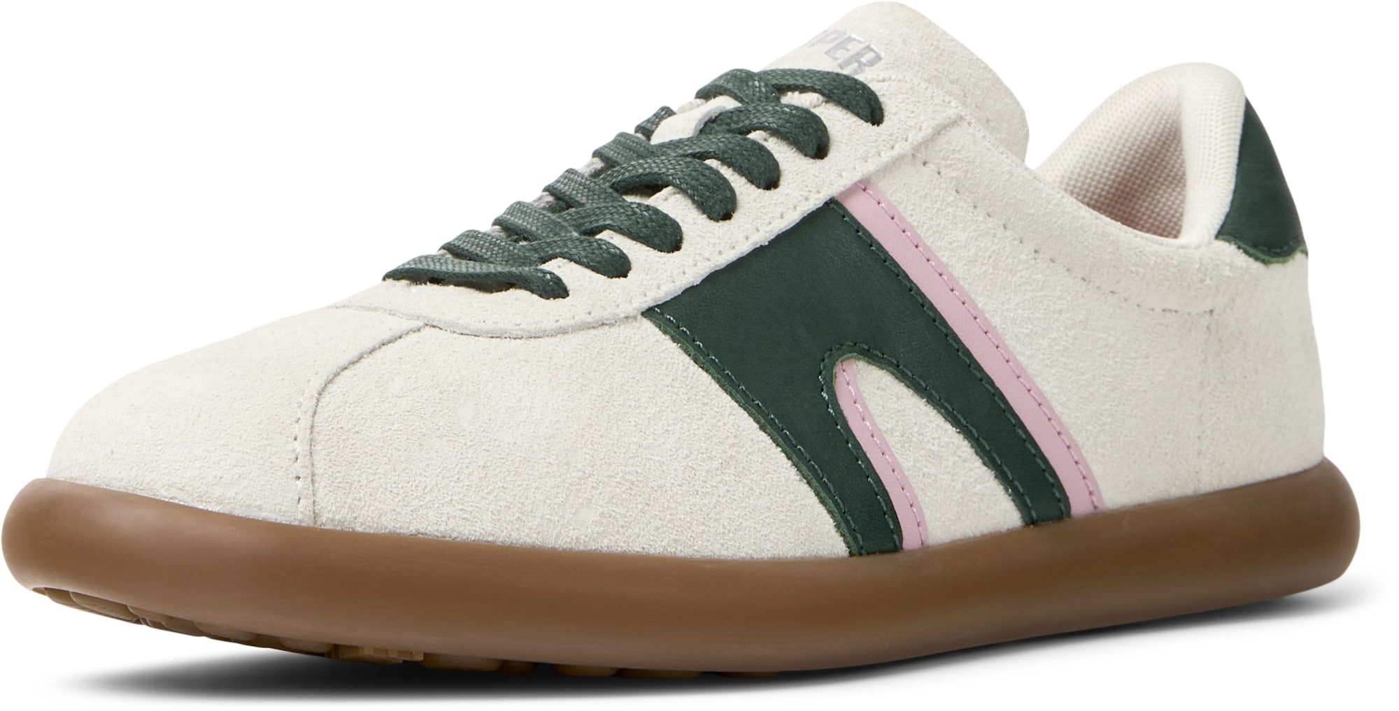 CAMPER Zapatillas deportivas bajas 'Pelotas Soller' verde oscuro / rosa / blanco natural