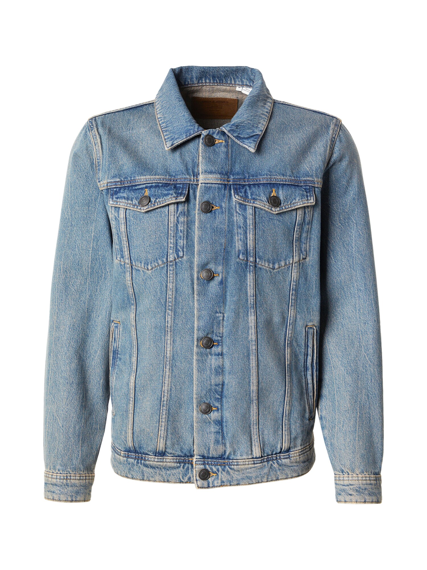 JACK & JONES Geacă de primăvară-toamnă  albastru denim
