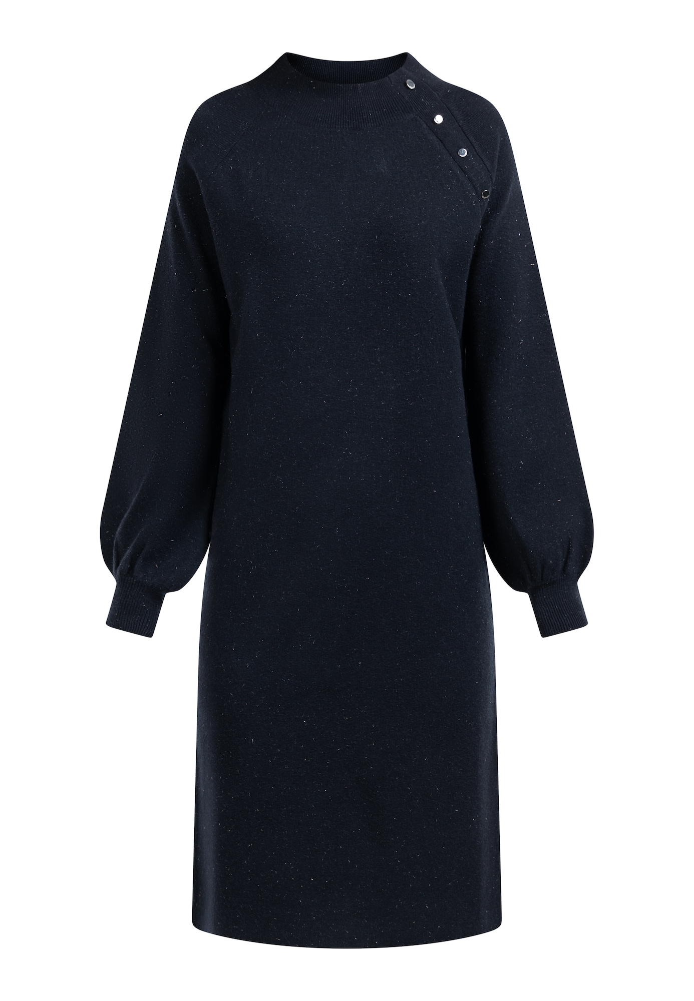 DreiMaster Klassik Megzta suknelė tamsiai mėlyna jūros spalva