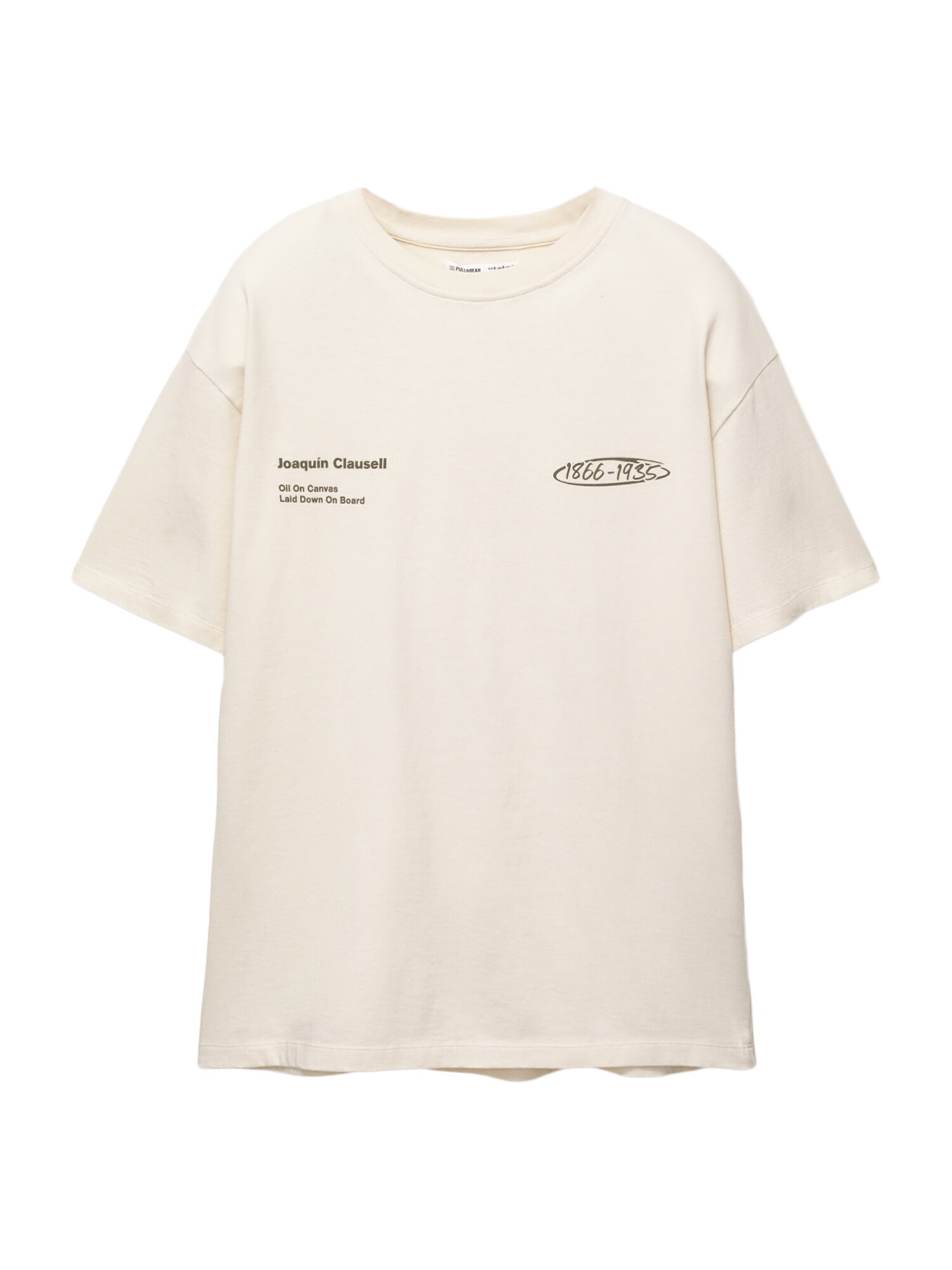 Pull&Bear Póló  homok / kék / sárga / piros akciós termékkép 1