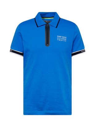 camp david Shirt Blauw / Zwart / Wit