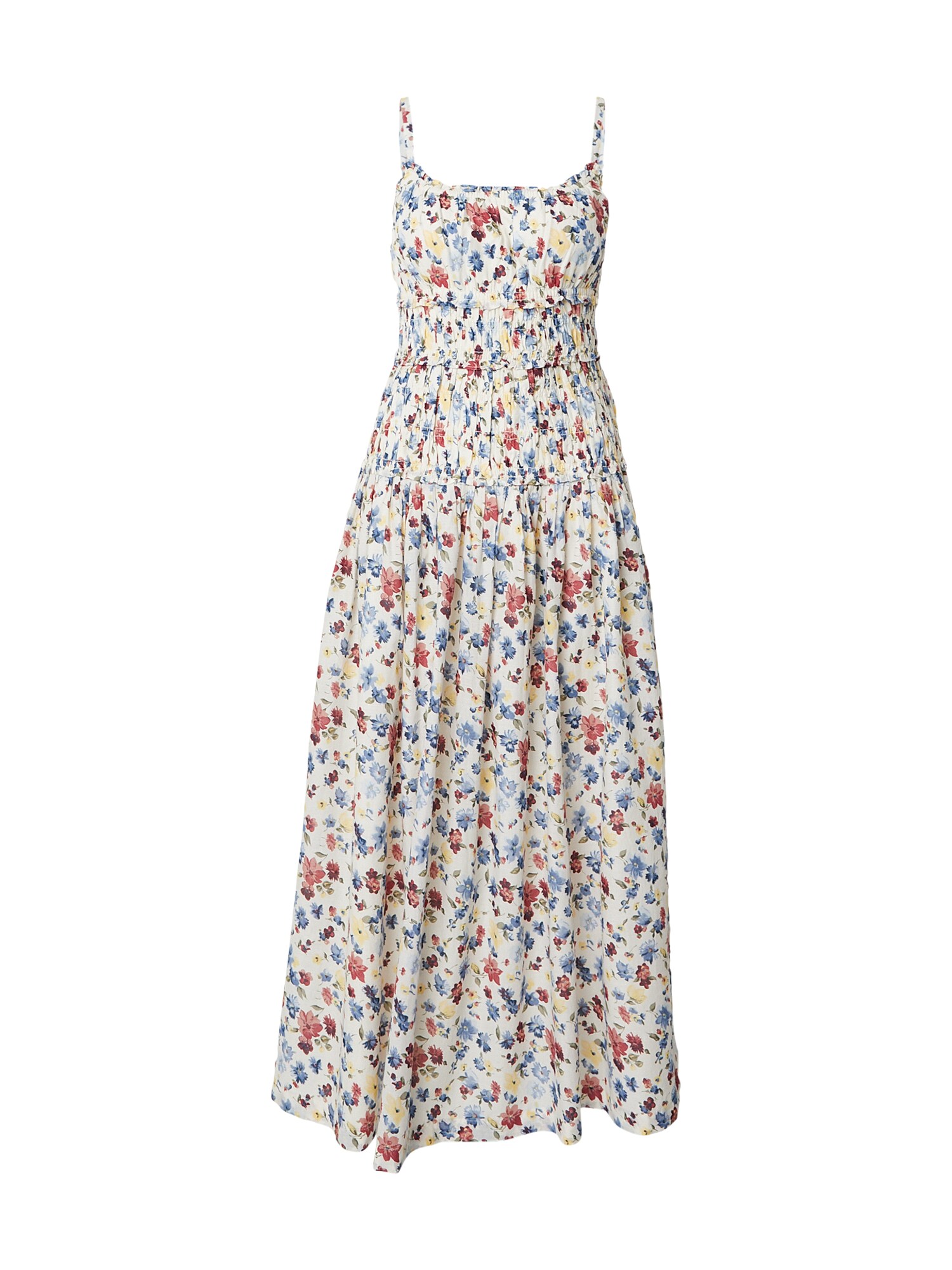 Abercrombie & Fitch Rochie de vară  crem / albastru / galben pastel / roşu închis