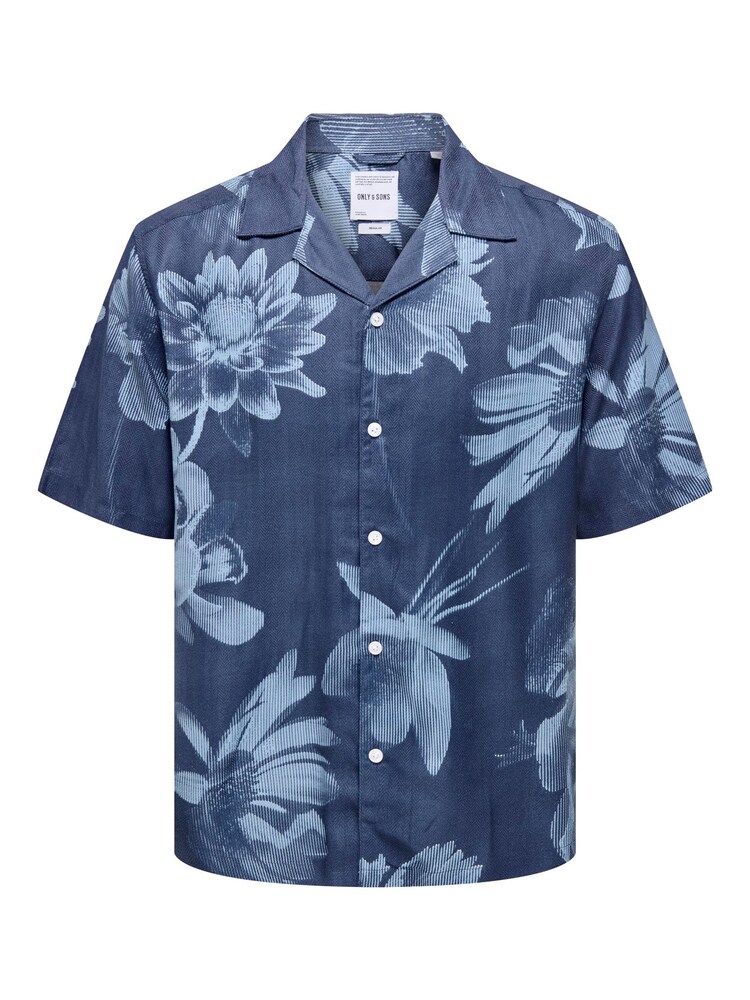 Only & Sons Hemd 'ONSRocket' Herren Größe M blau / hellblau