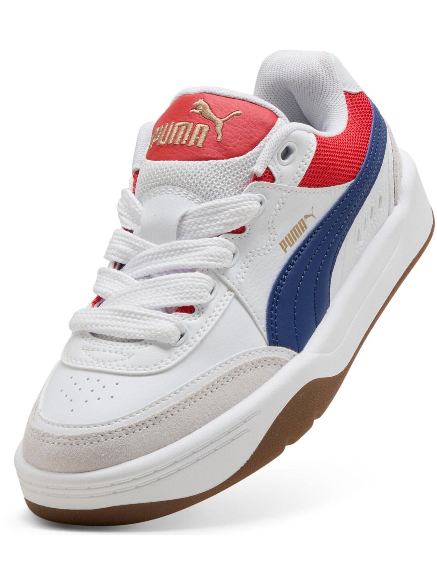 PUMA Calzado deportivo 'Park Lifestyle Sk8 Jr' navy / rojo / blanco