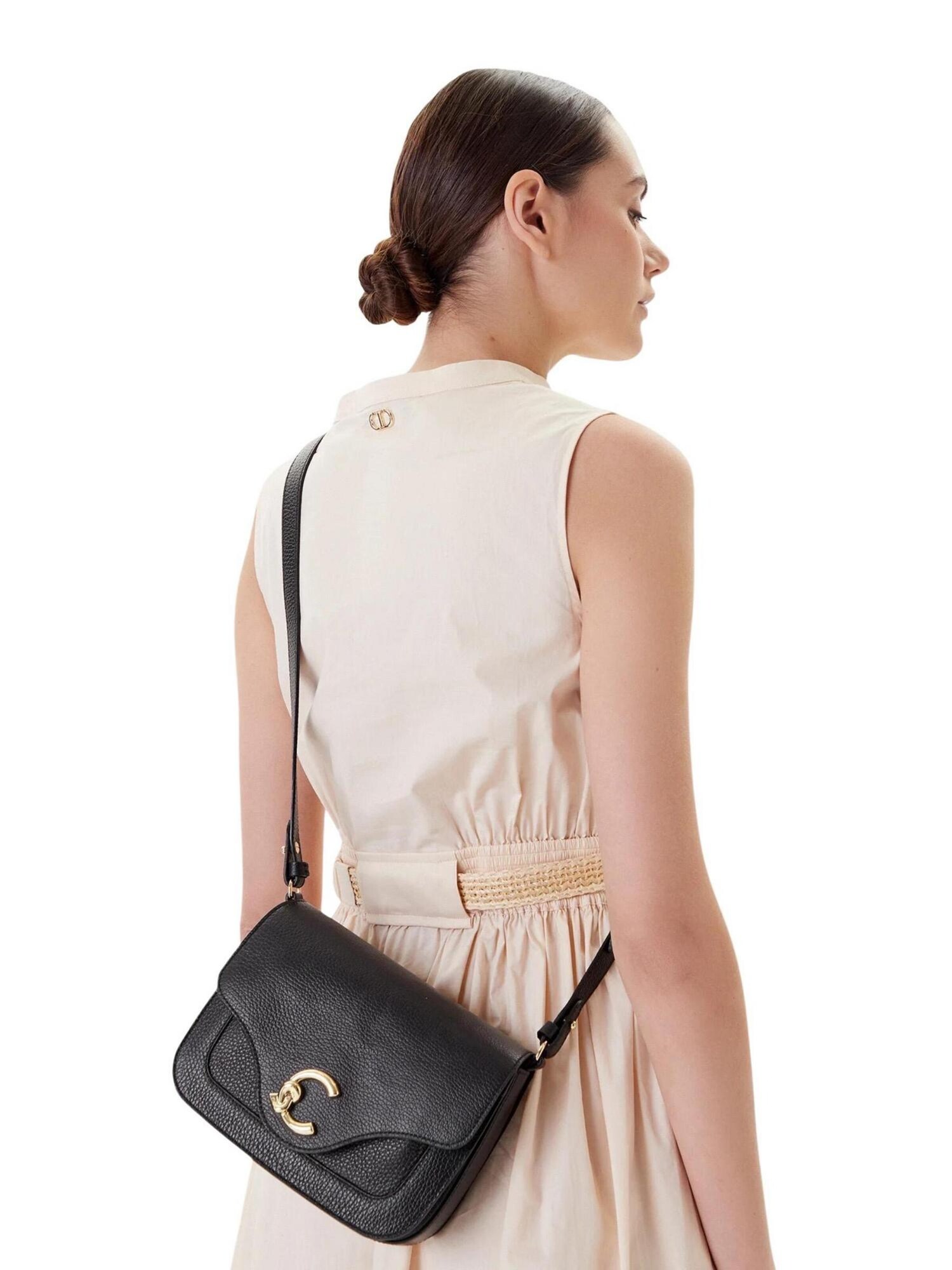 Coccinelle Bolso de hombro 'C-ME E1 SSL 15 01 21'  negro – imagen 3