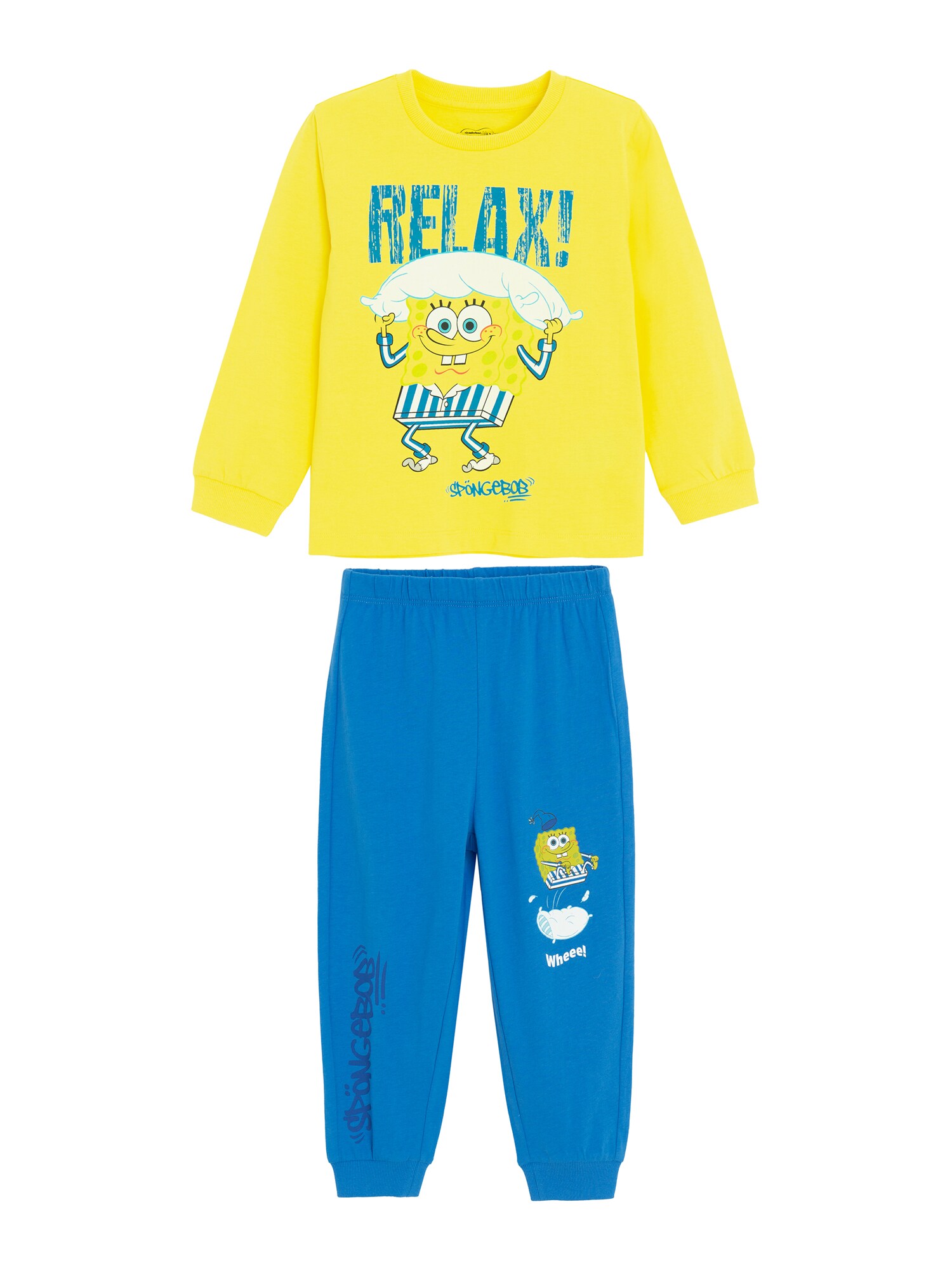 Cool Club Pijamale 'SPONGEBOB'  albastru / galben