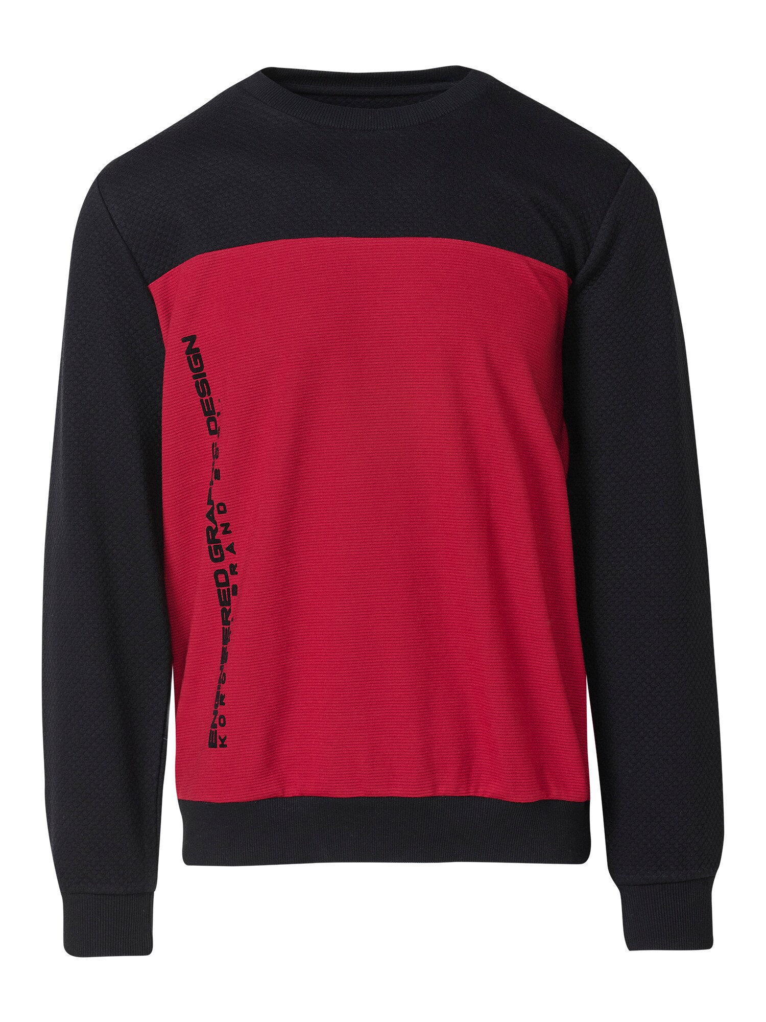 KOROSHI Pulover  roșu / negru