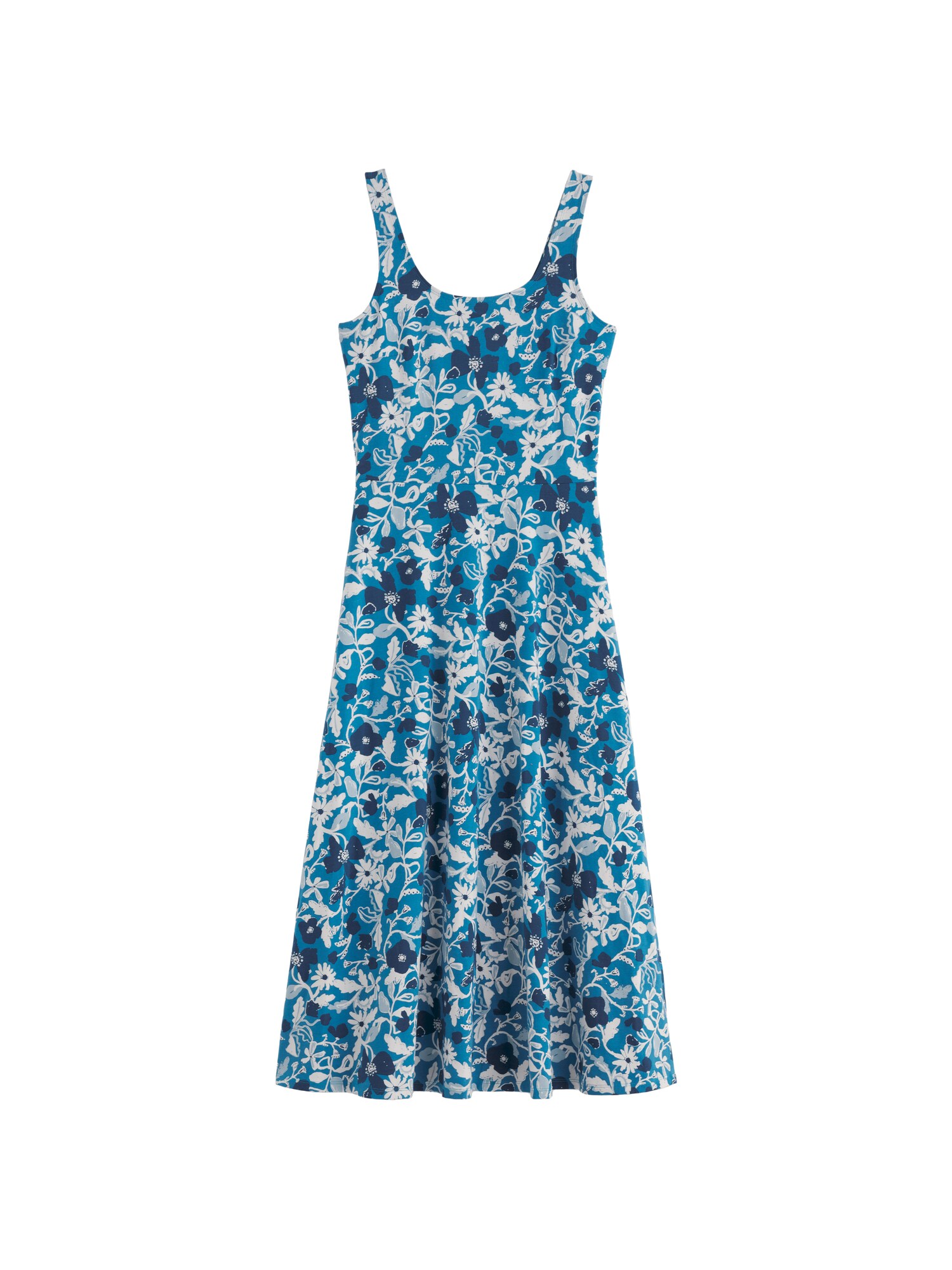 Seasalt Cornwall Rochie Sun Gleam azur / albastru pastel / albastru închis / alb murdar