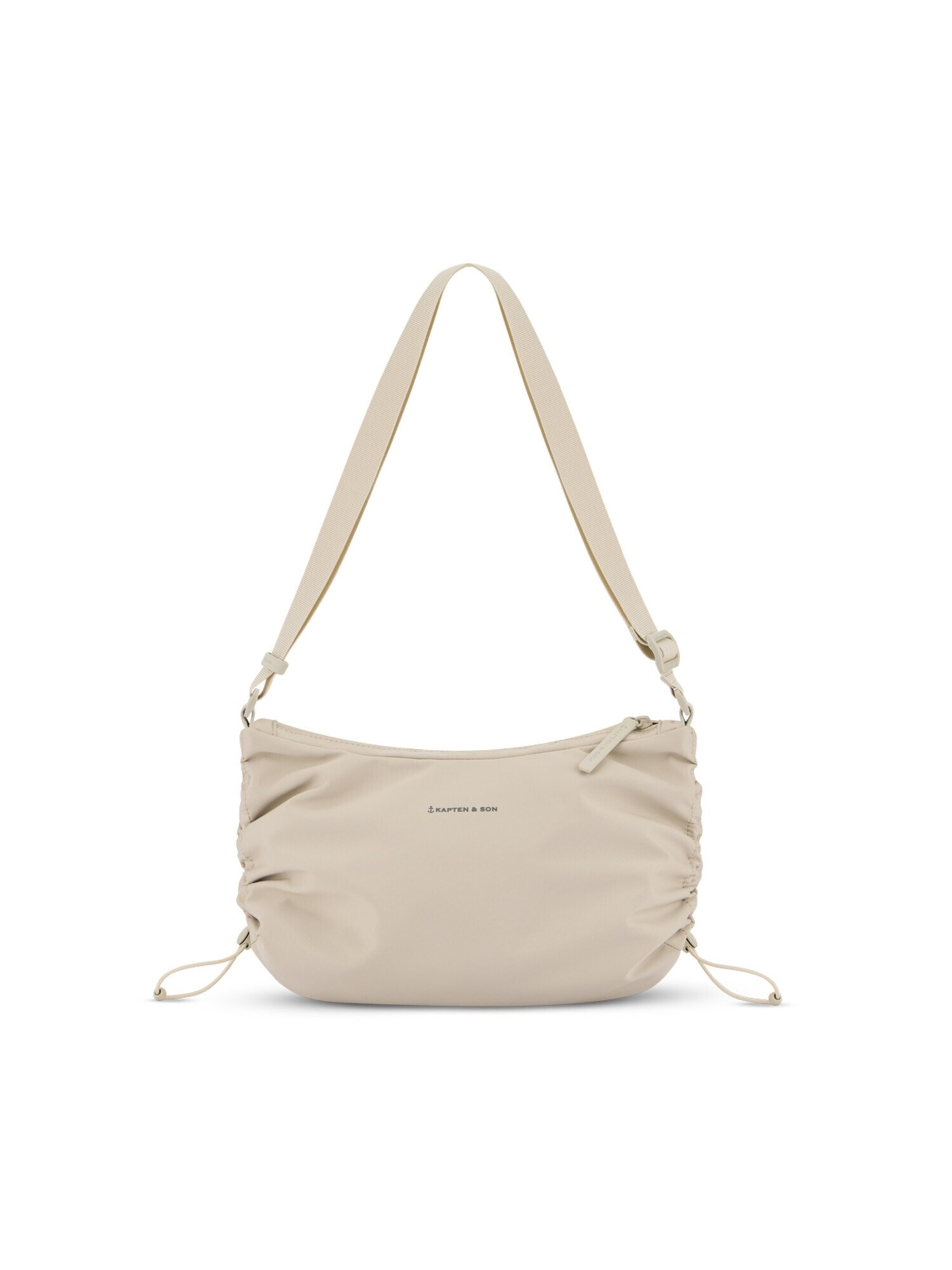 Kapten & Son Taška cez rameno 'Skara Small' piesková / sivá