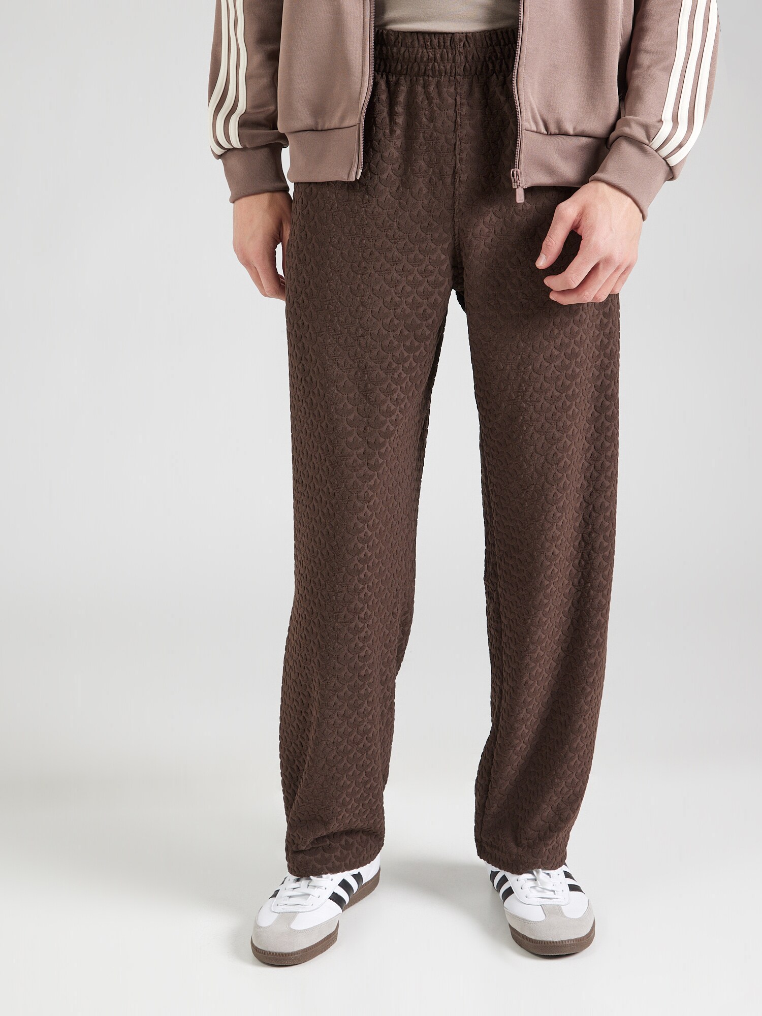 ADIDAS ORIGINALS Nadrág  csokoládé / fehér termék 2. képe