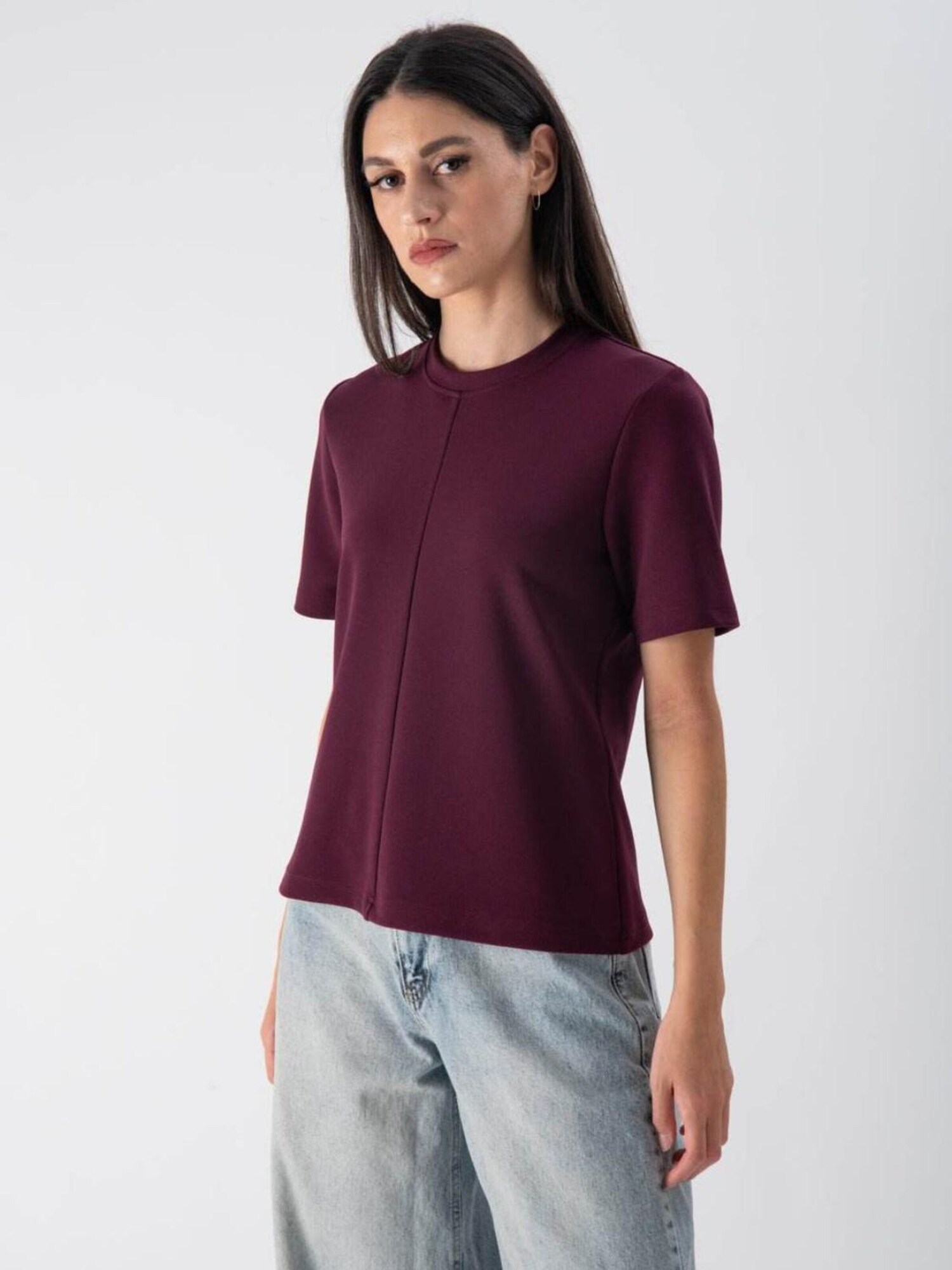 MND Camiseta 'Elizabeth'  rojo vino