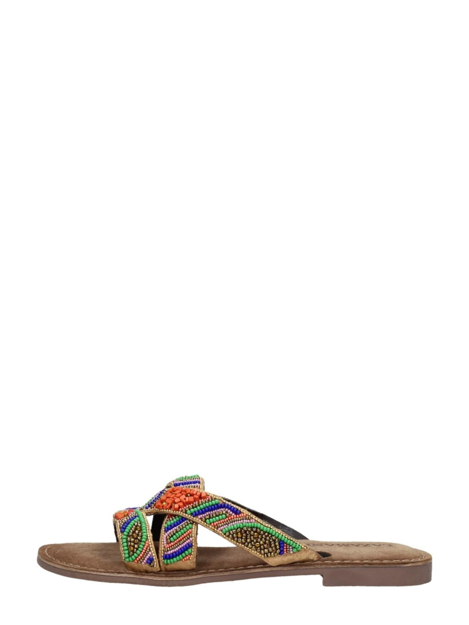 Lazamani Huisschoenen 'Open Teen' Wit
