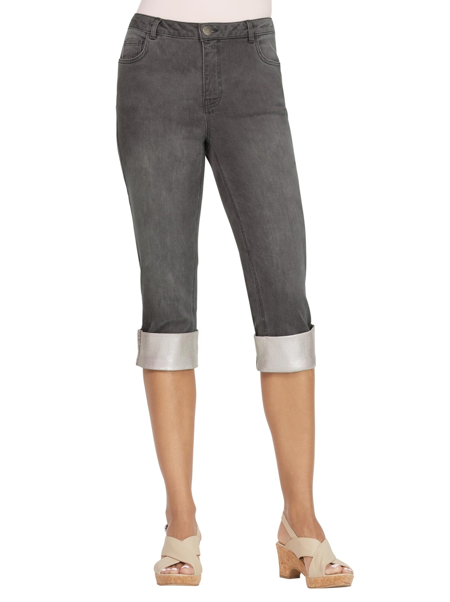 Linea Tesini by heine Jeans  gri denim