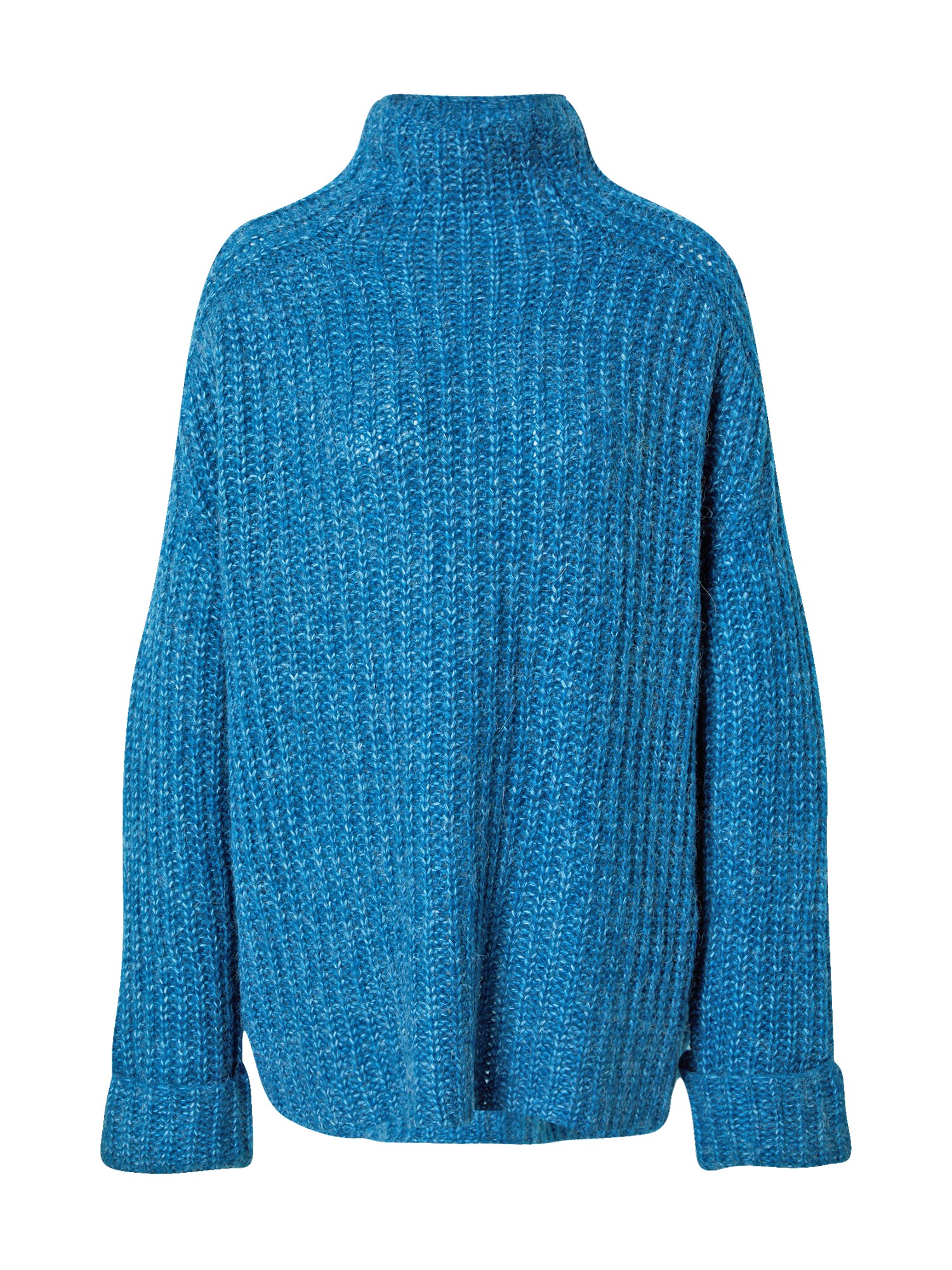 LA STRADA UNICA Laisvas megztinis 'ANAIS' margai mėlyna