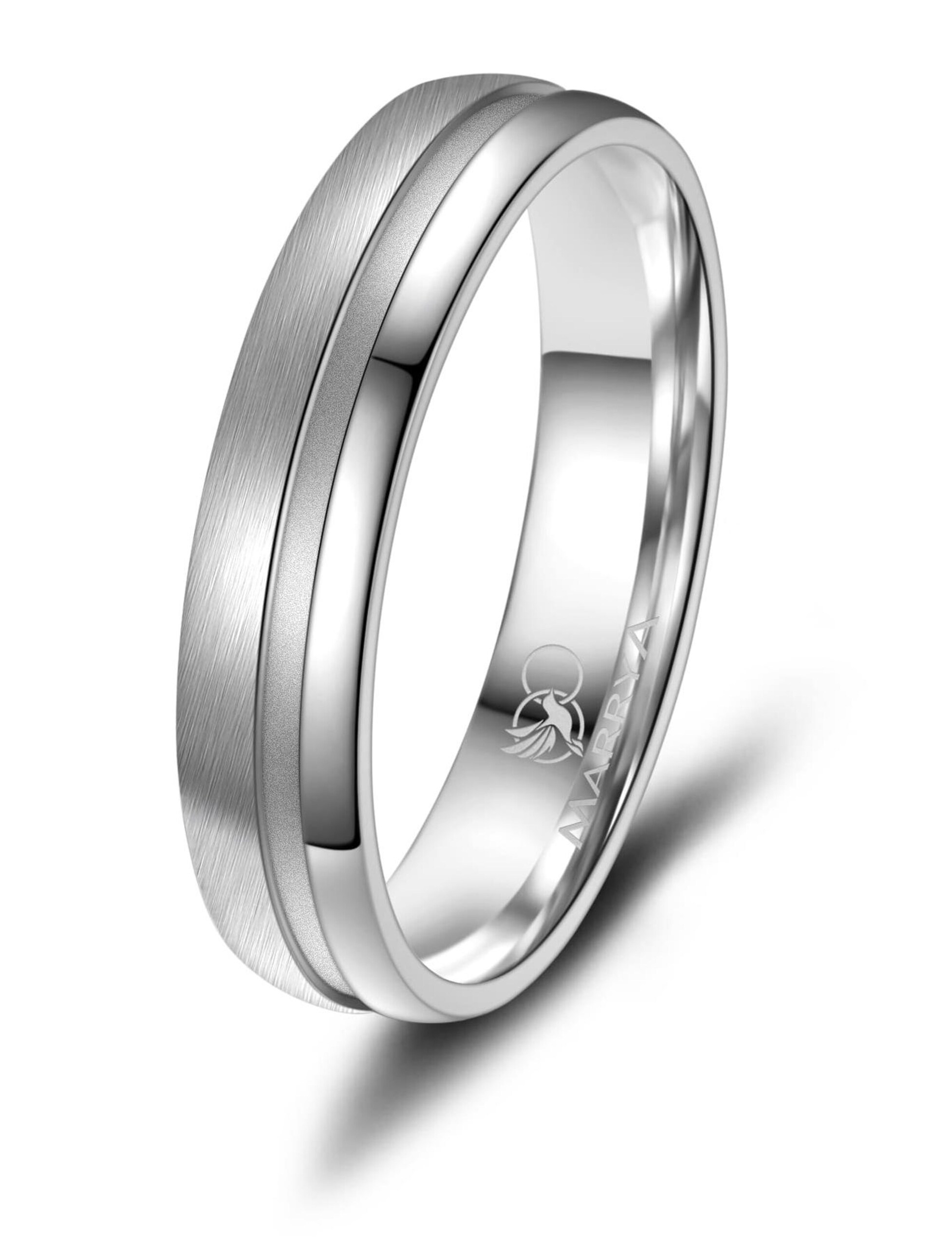 MARRYA Ring 'MARRYA SI-18 Ehering aus Silber' dam