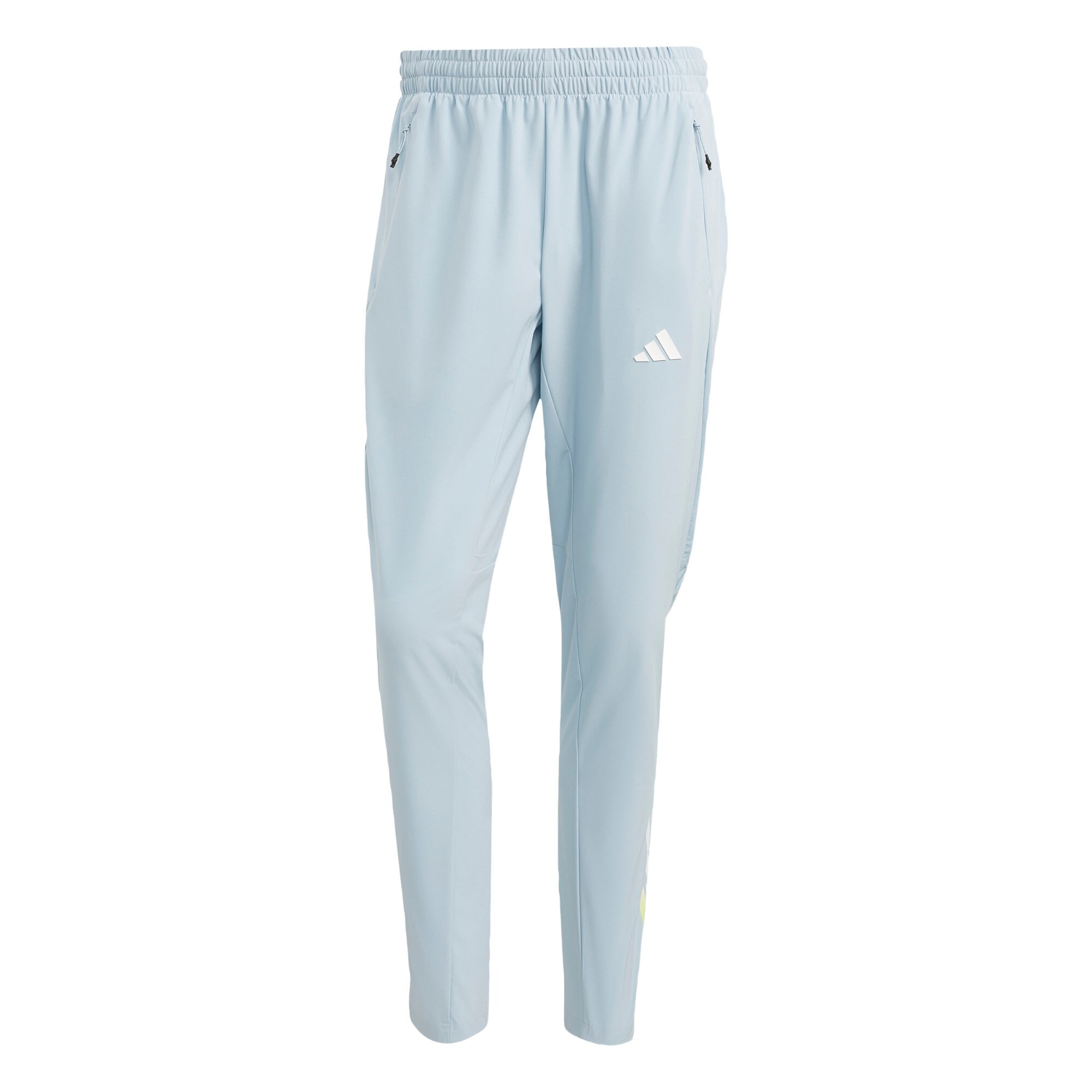 ADIDAS PERFORMANCE Sportske hlače 'Train Icons 3-Stripes '  pastelno plava / bijela